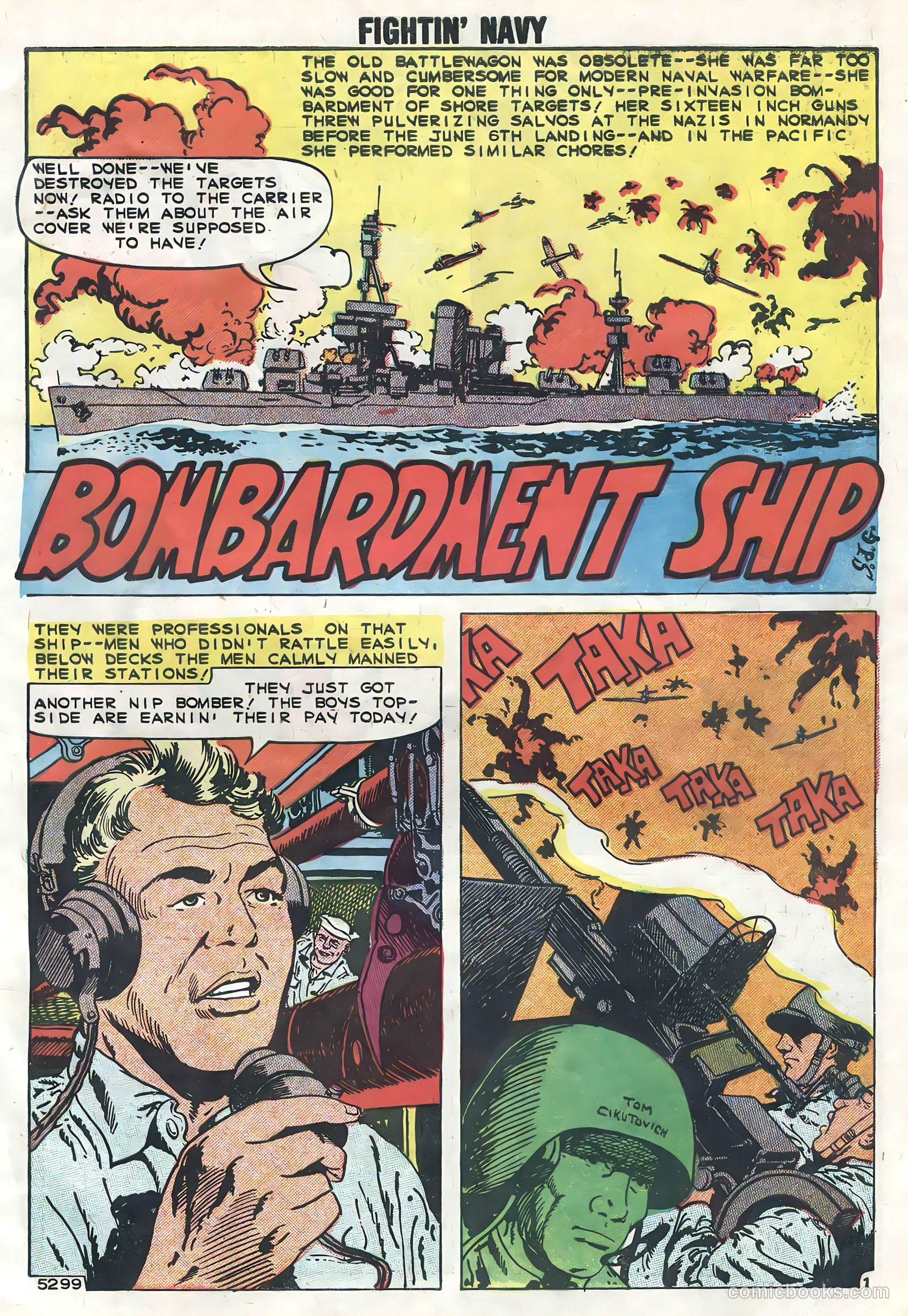 Fightin' Navy #88 (1959) — page 3 of 36