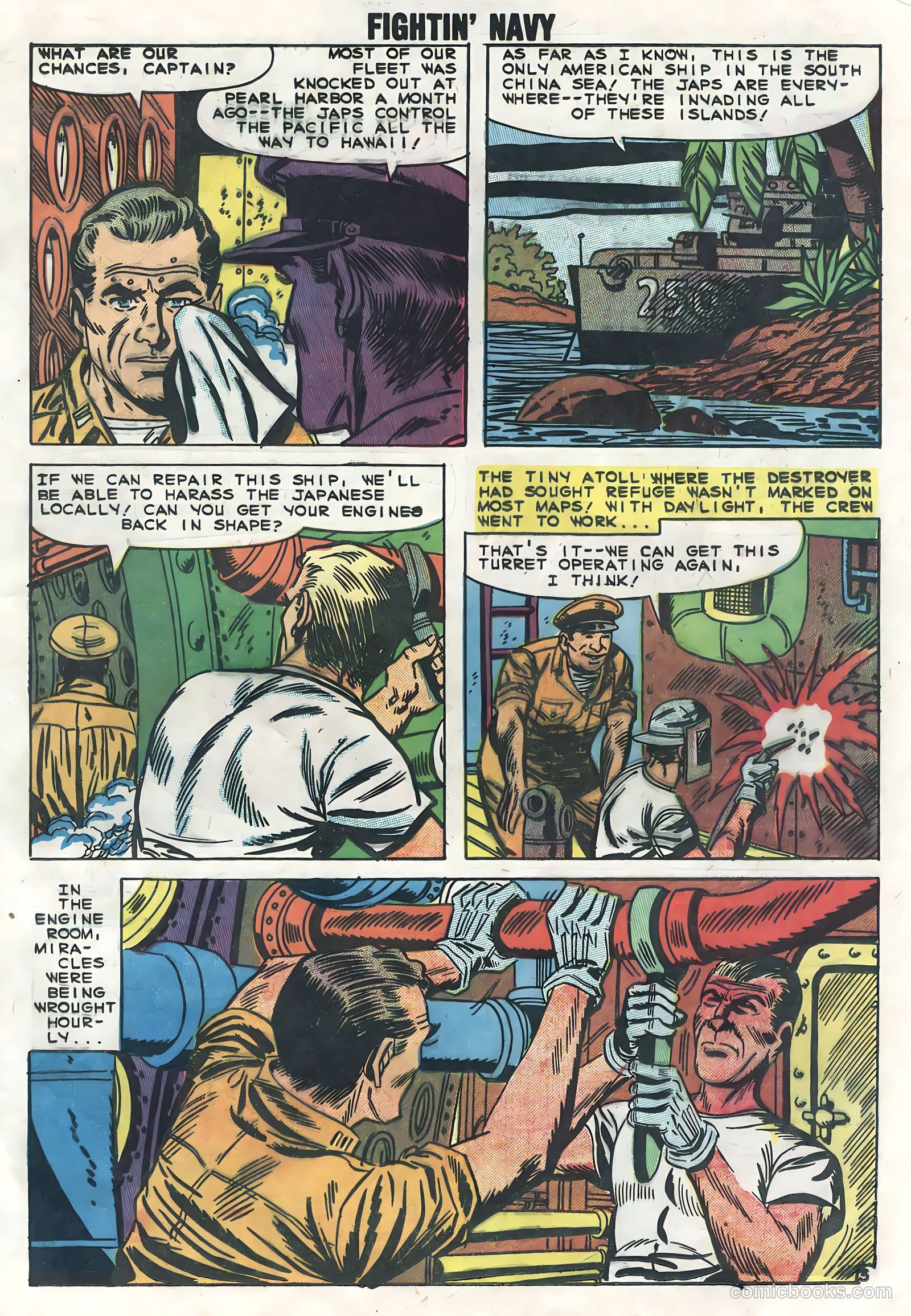 Fightin' Navy #88 (1959) — page 17 of 36