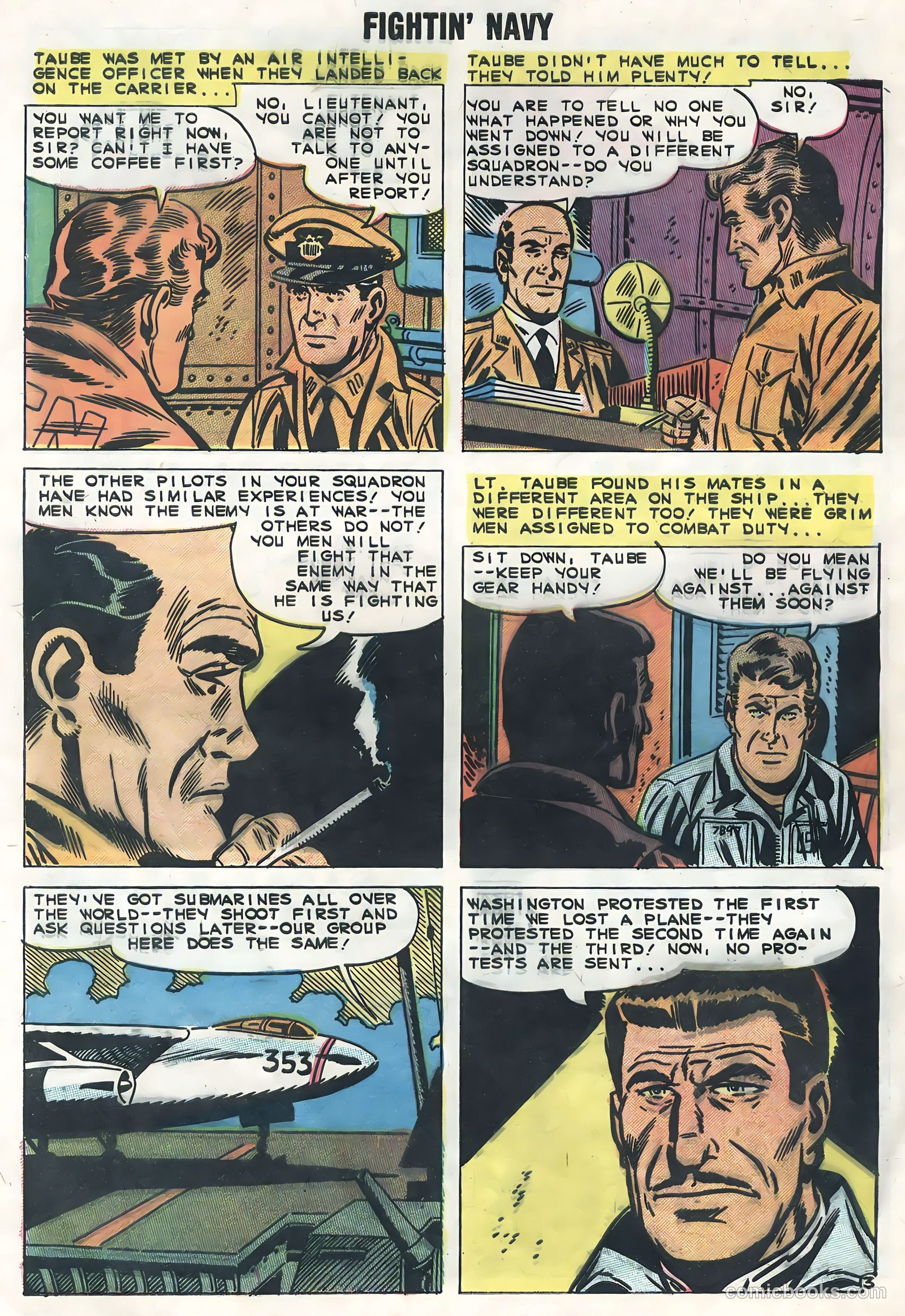 Fightin' Navy #88 (1959) — page 28 of 36