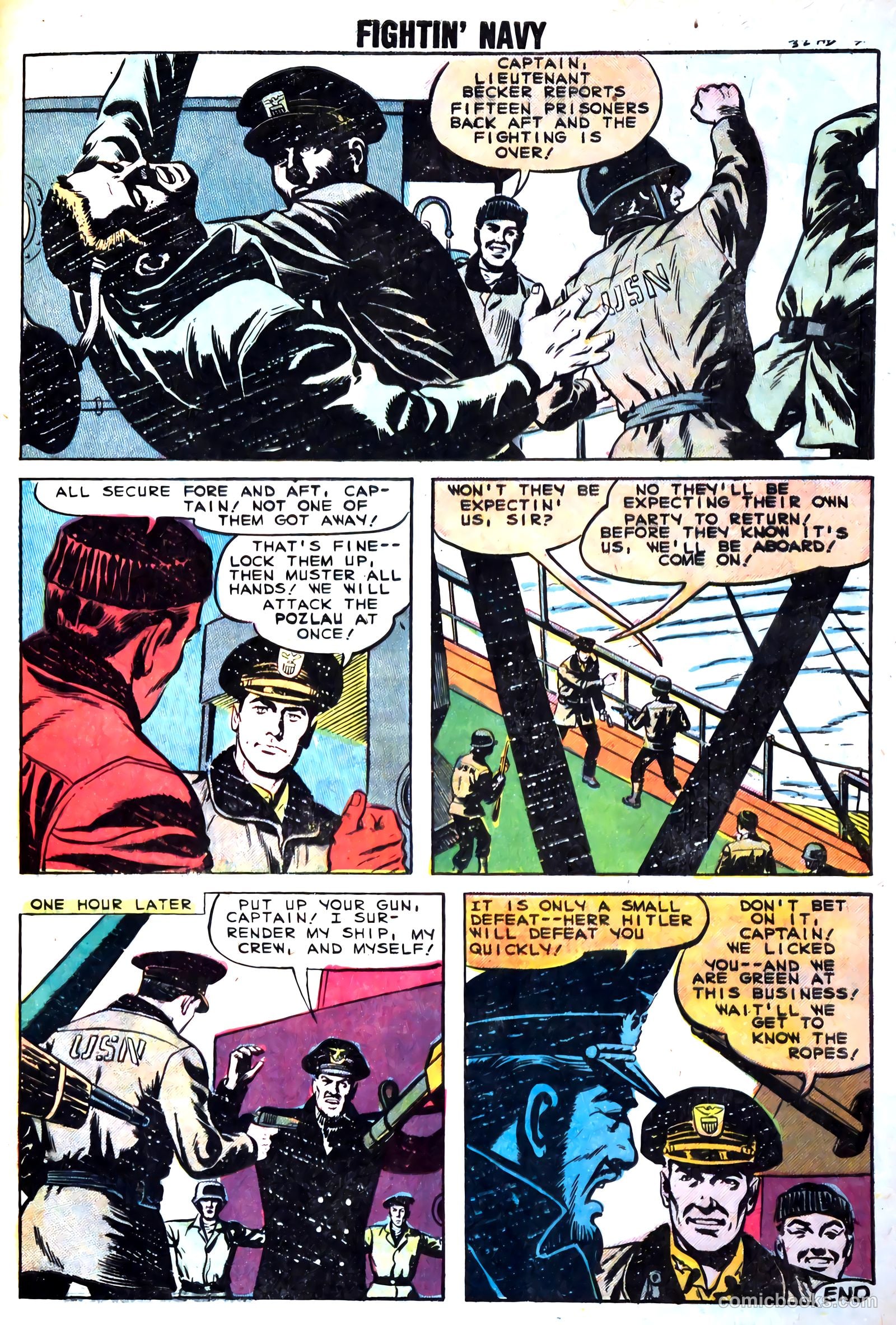 Fightin' Navy #89 (1959) — page 33 of 36