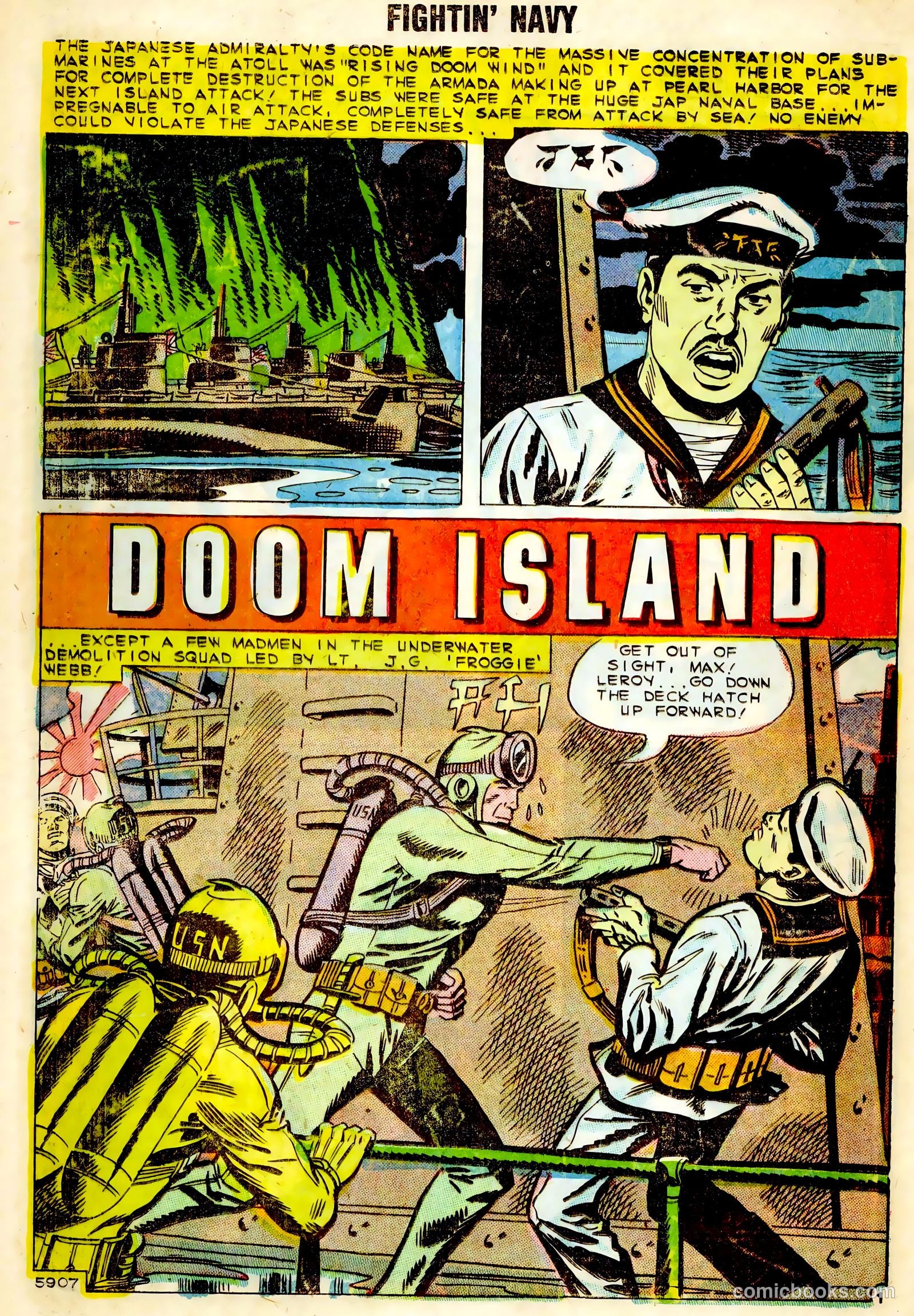 Fightin' Navy #90 (1960) — page 12 of 36