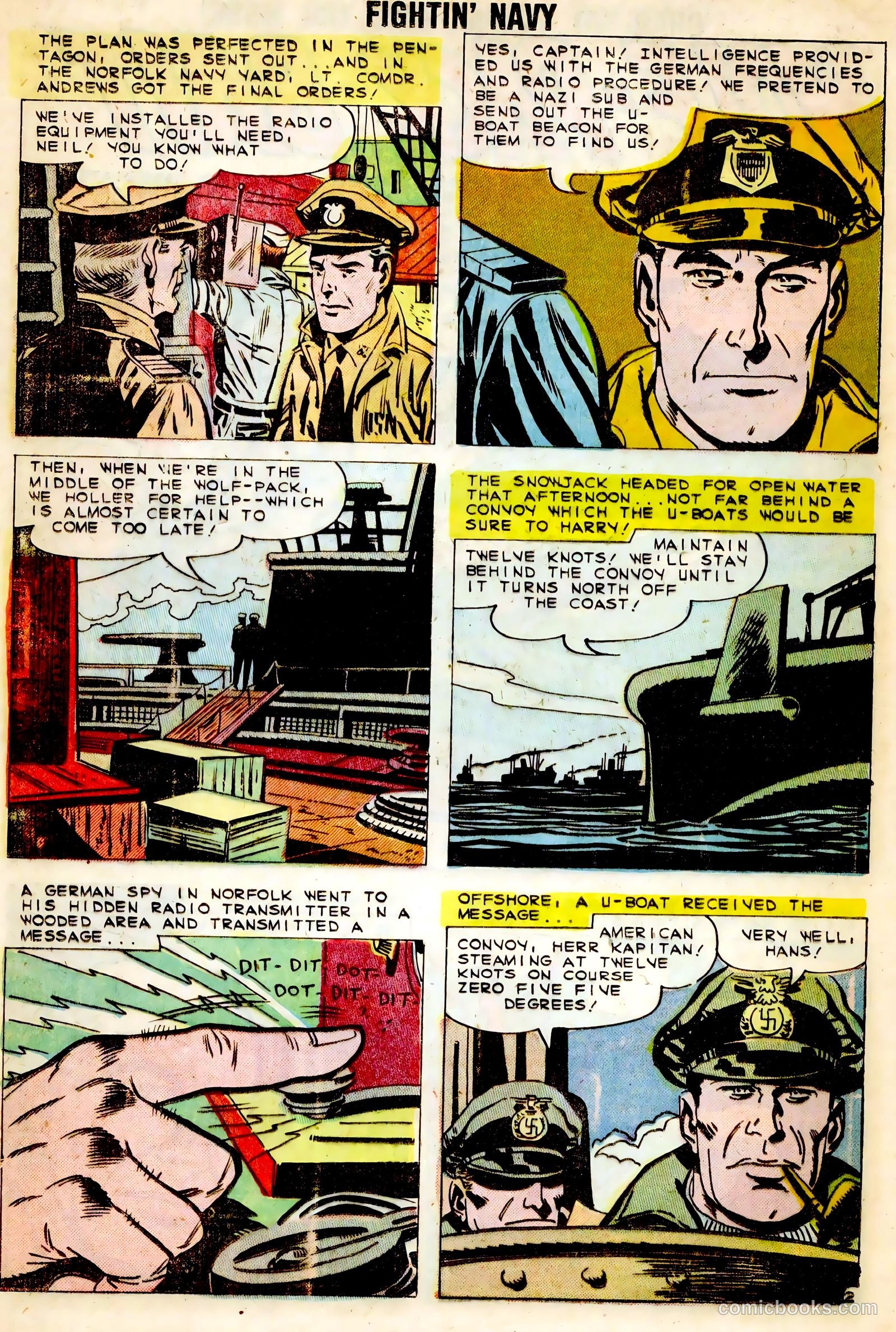 Fightin' Navy #90 (1960) — page 20 of 36
