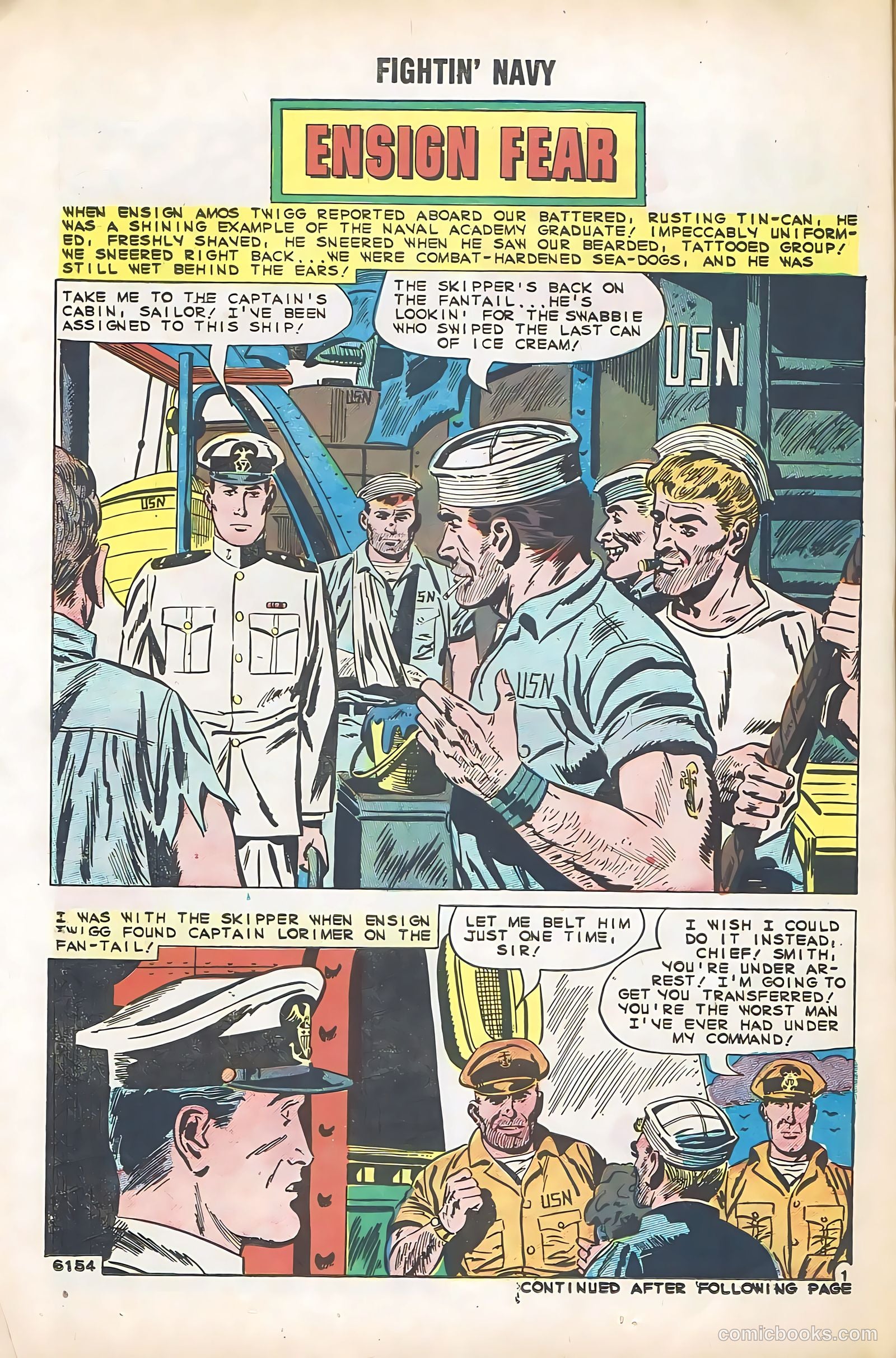 Fightin' Navy #91 (1960) — page 14 of 36