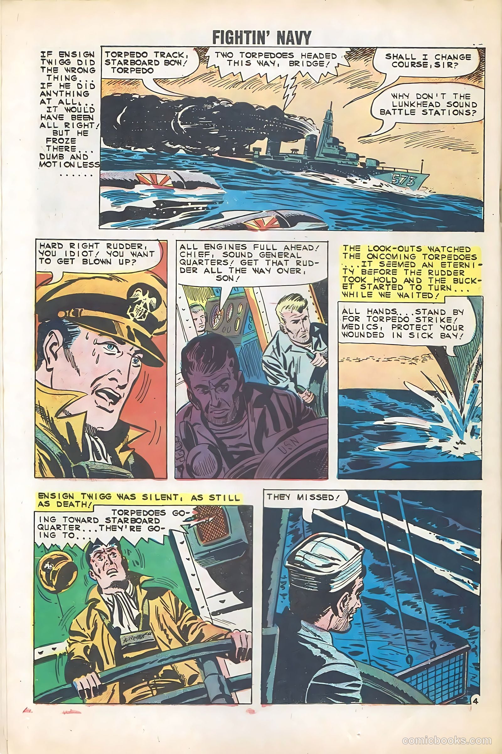 Fightin' Navy #91 (1960) — page 18 of 36