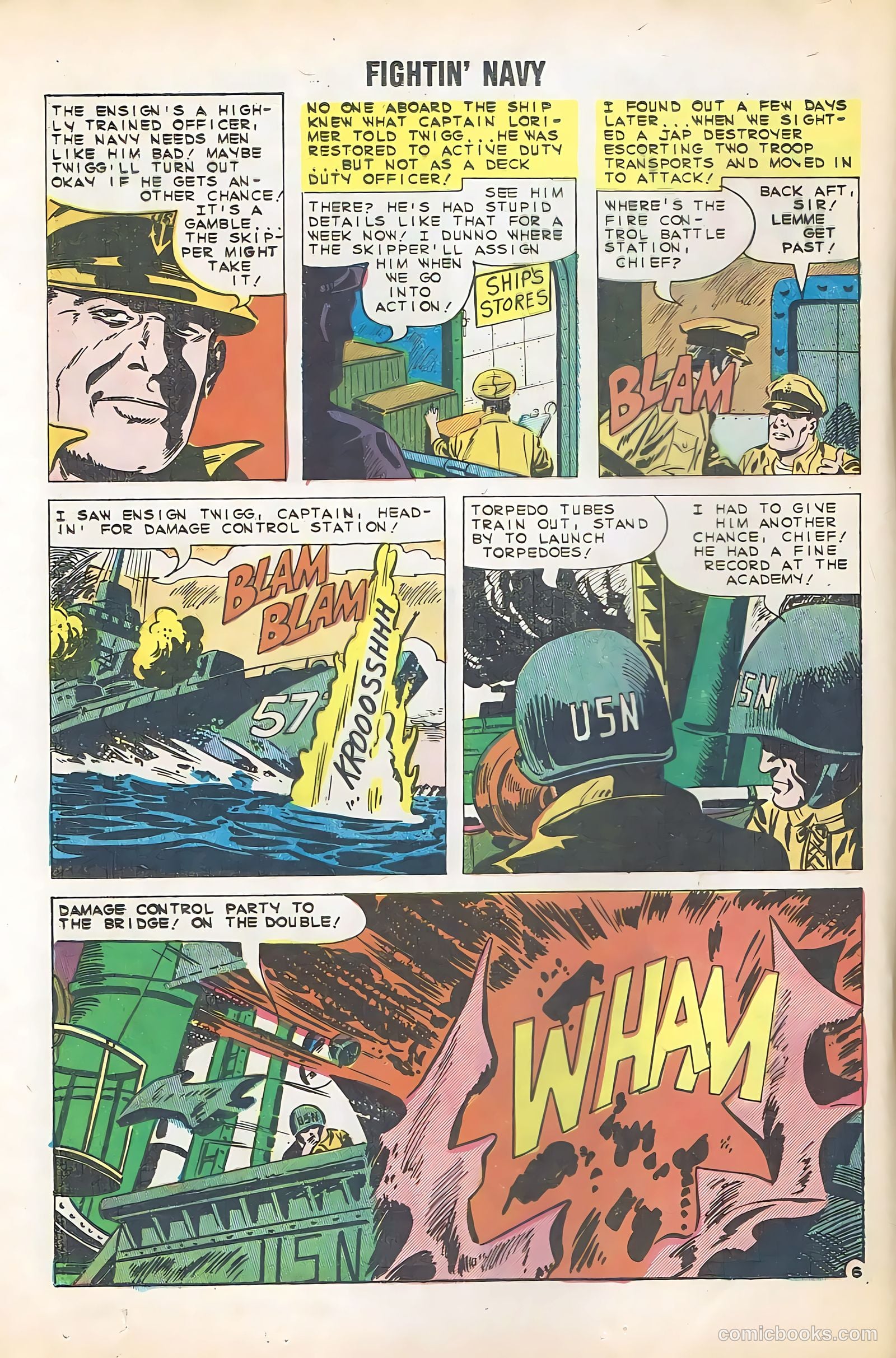 Fightin' Navy #91 (1960) — page 20 of 36