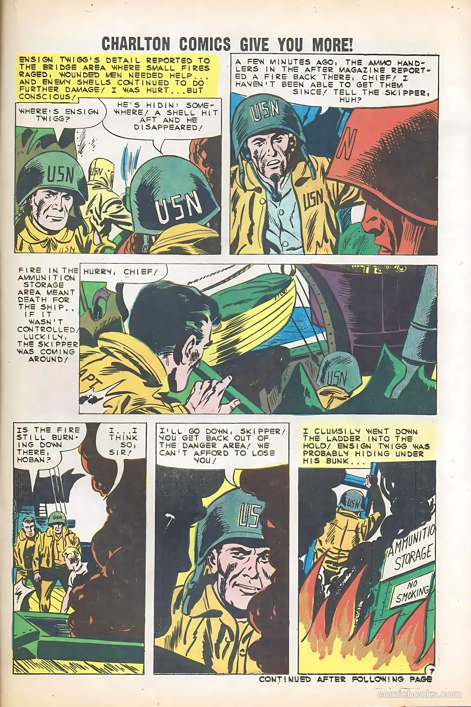 Fightin' Navy #91 (1960) — page 21 of 36