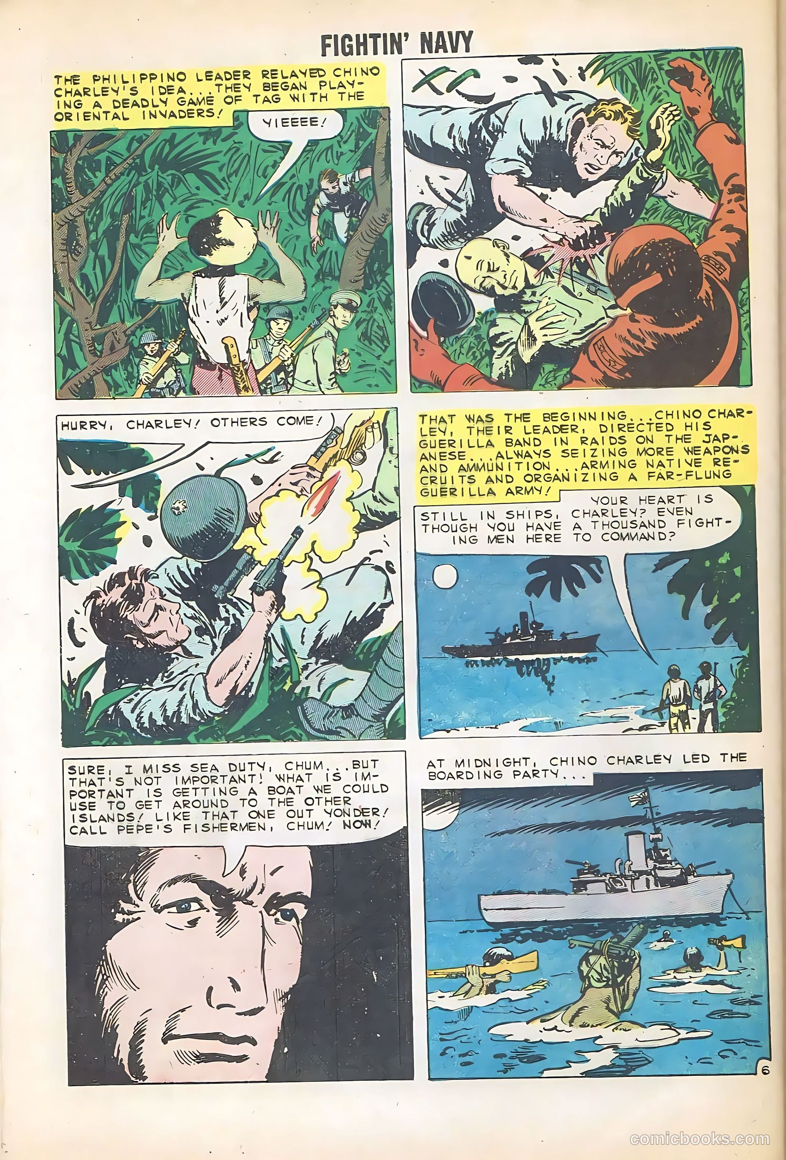 Fightin' Navy #91 (1960) — page 32 of 36