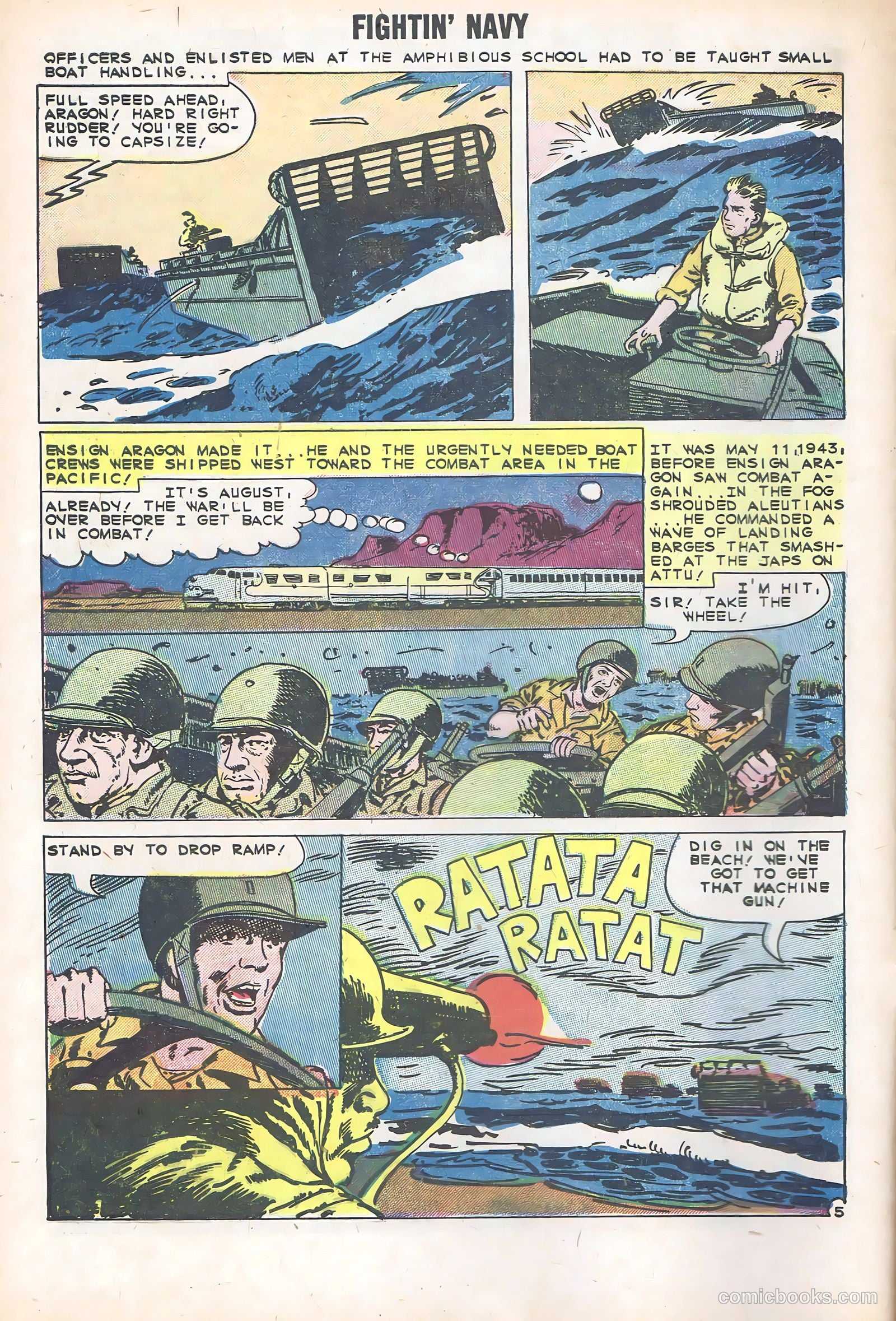 Fightin' Navy #92 (1960) — page 8 of 36