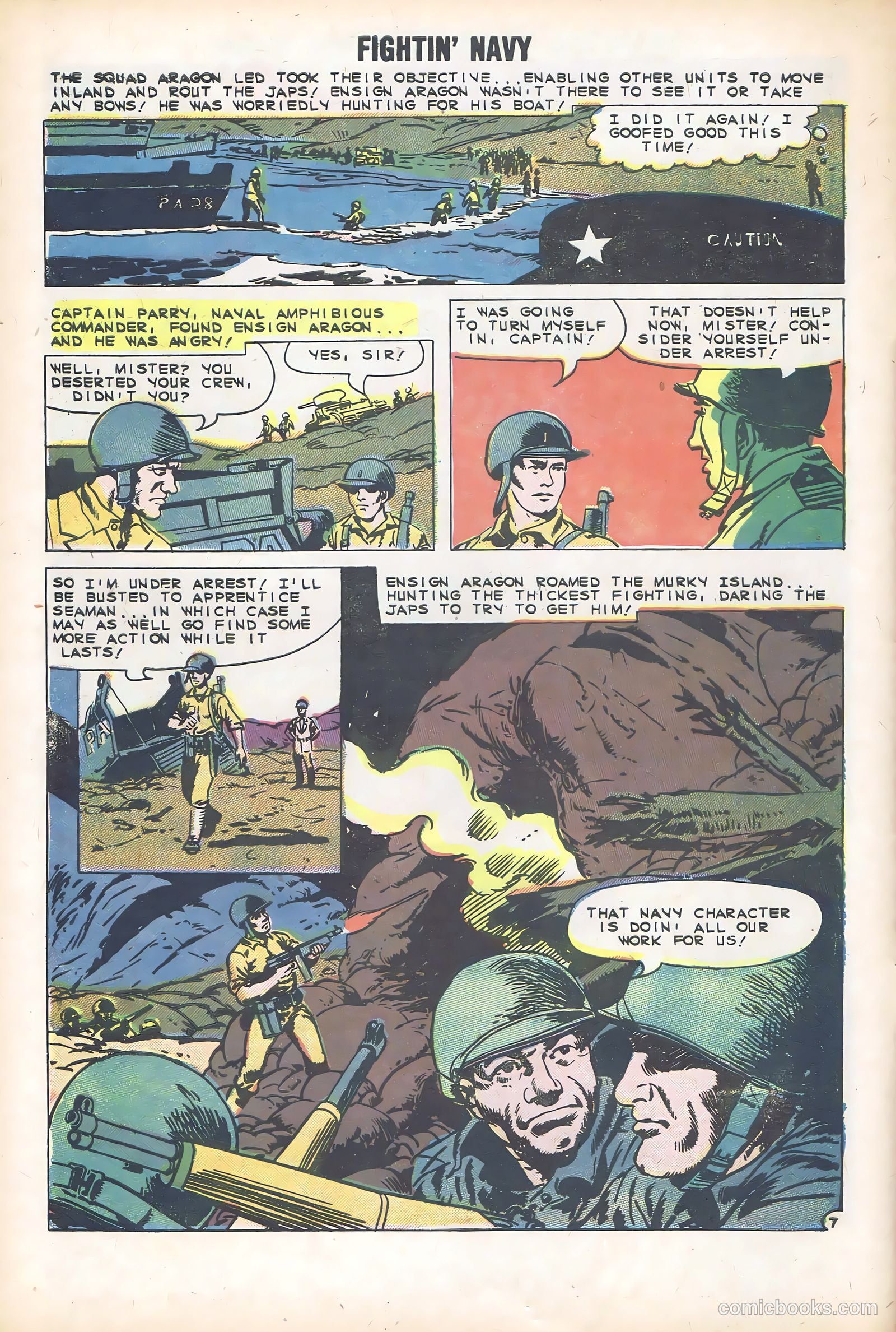 Fightin' Navy #92 (1960) — page 10 of 36