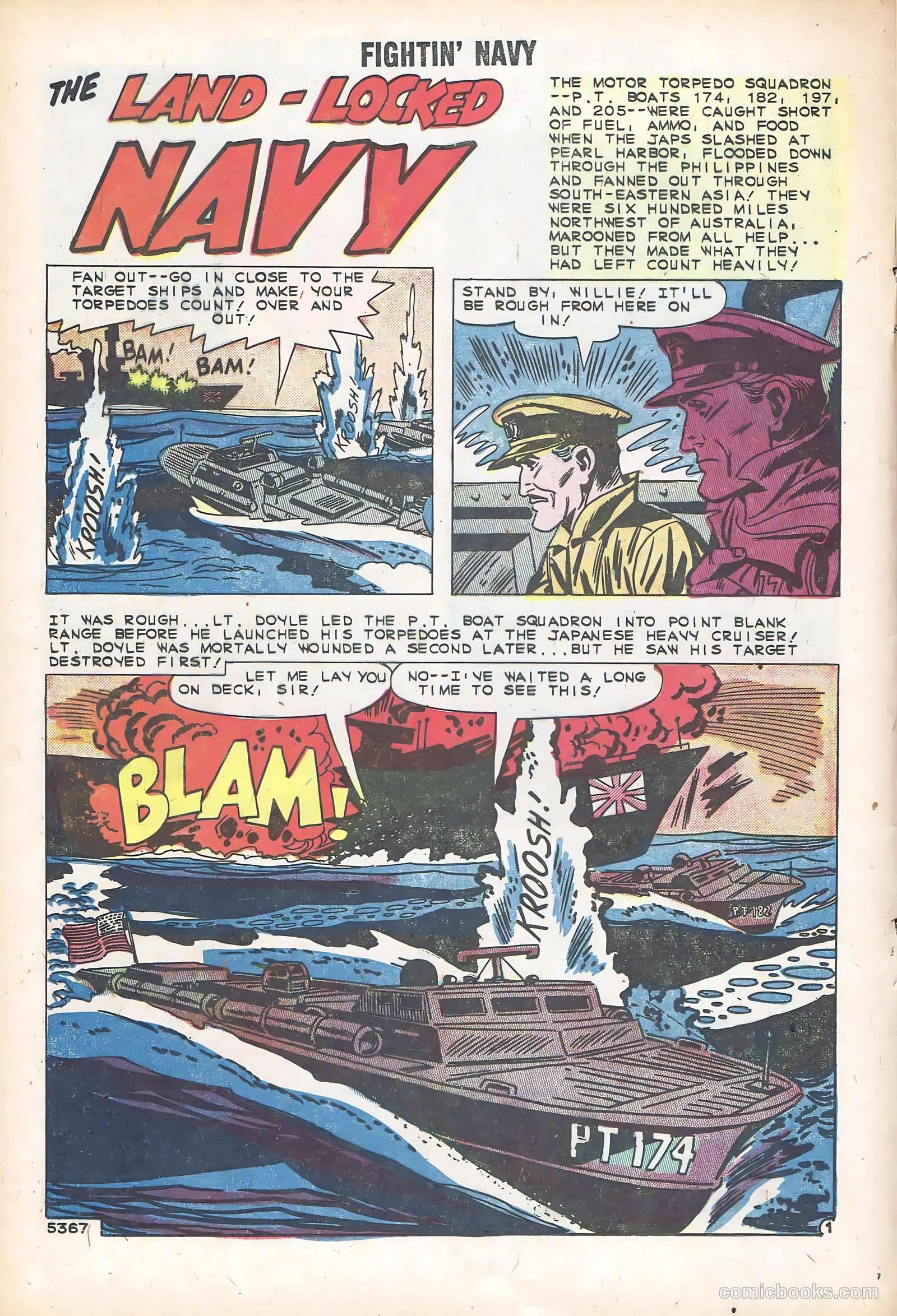 Fightin' Navy #92 (1960) — page 12 of 36