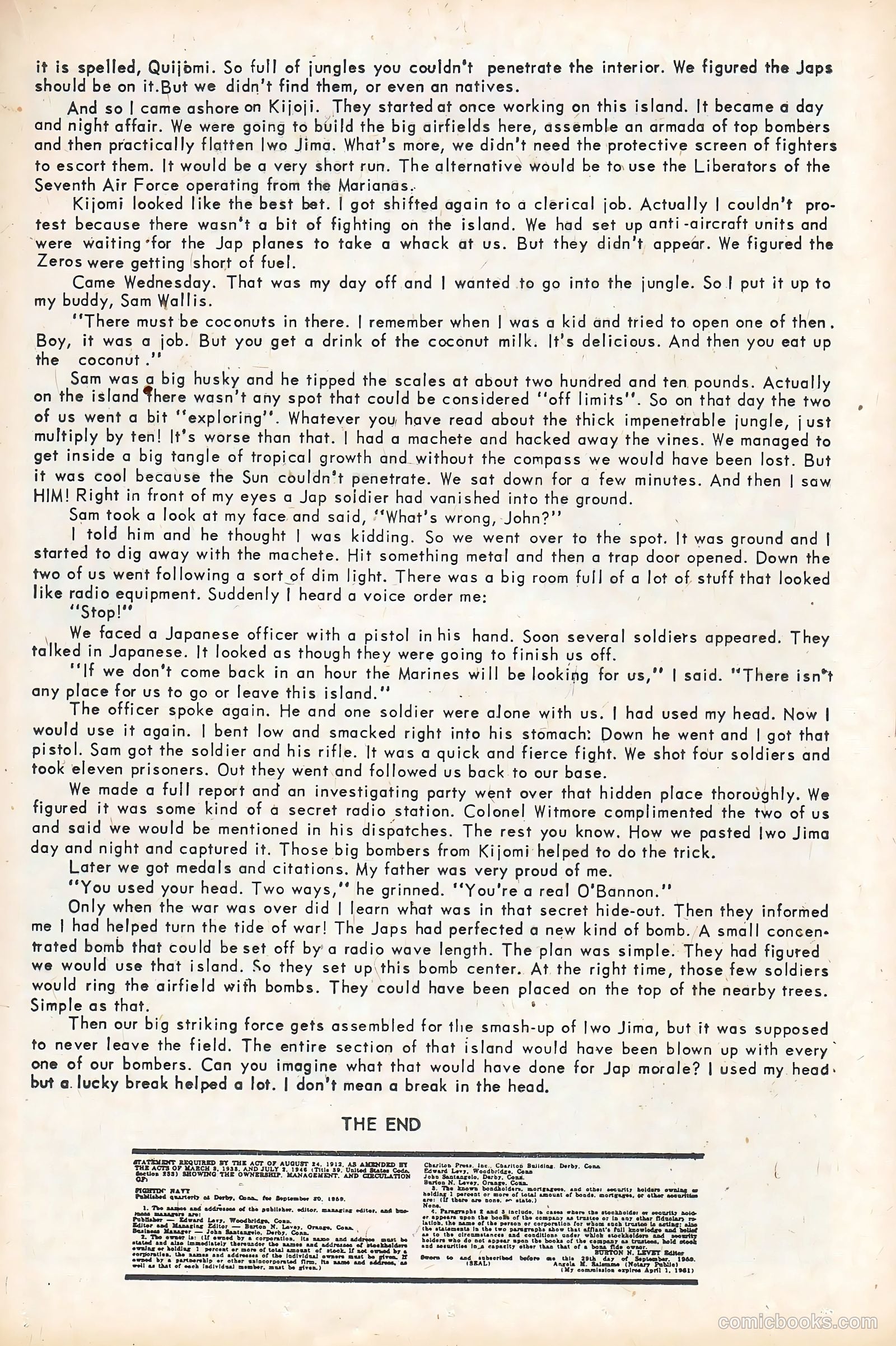 Fightin' Navy #92 (1960) — page 21 of 36
