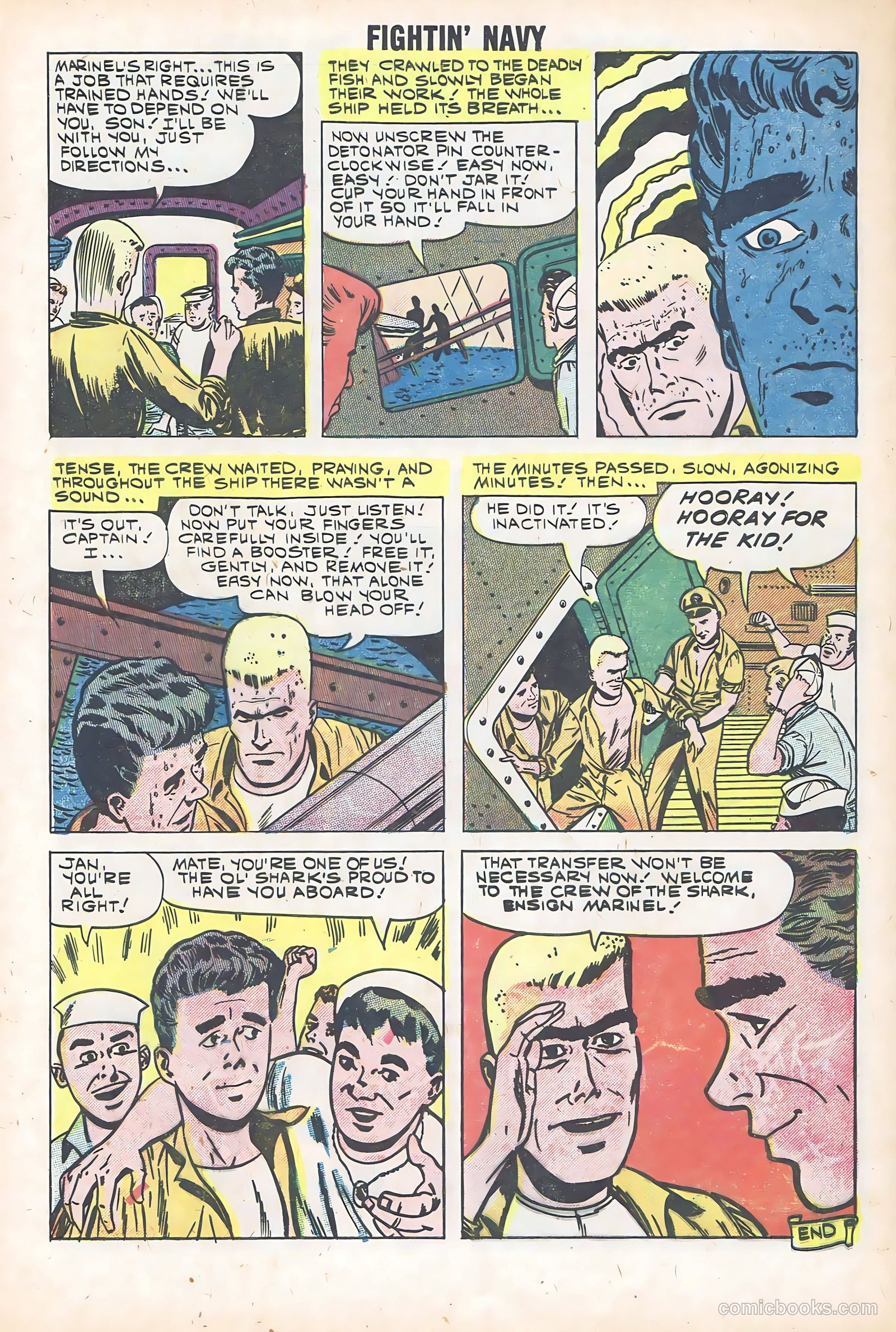 Fightin' Navy #92 (1960) — page 28 of 36