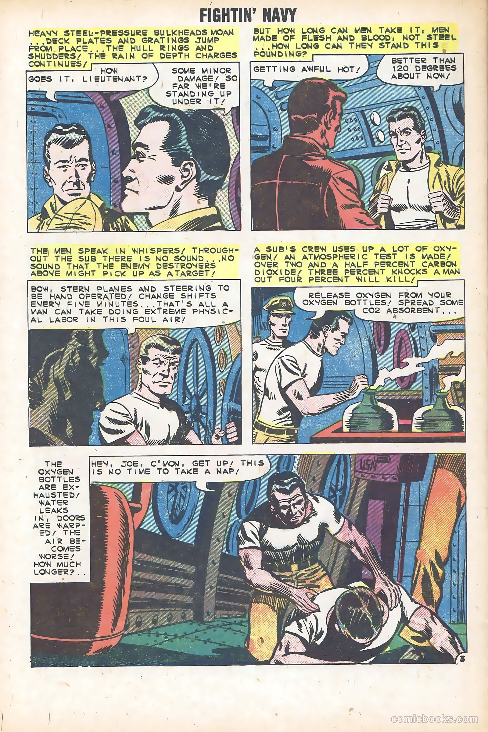 Fightin' Navy #92 (1960) — page 32 of 36