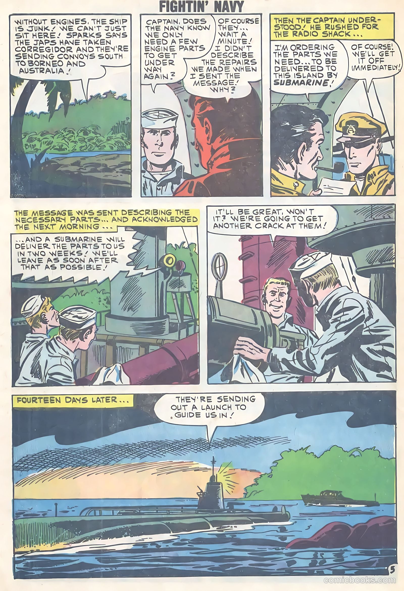 Fightin' Navy #93 (1960) — page 8 of 36