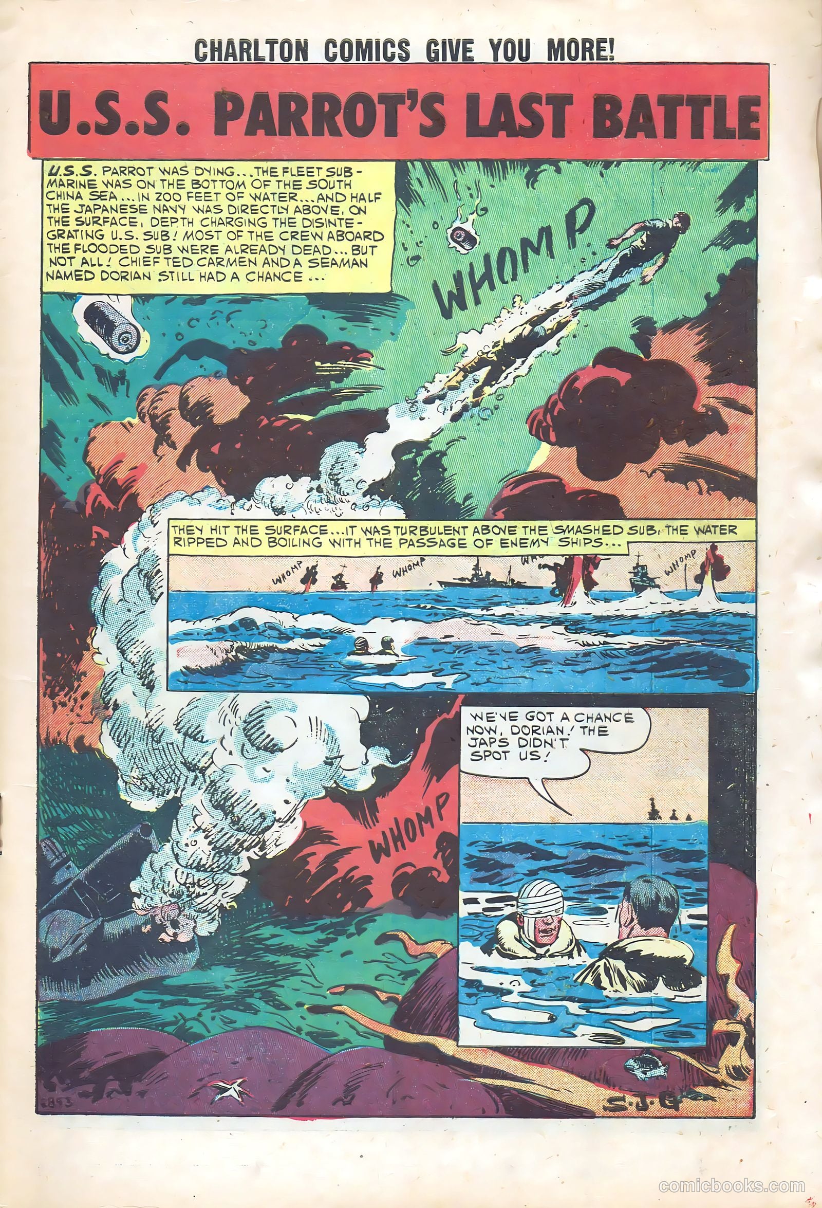 Fightin' Navy #96 (1960) — page 3 of 36