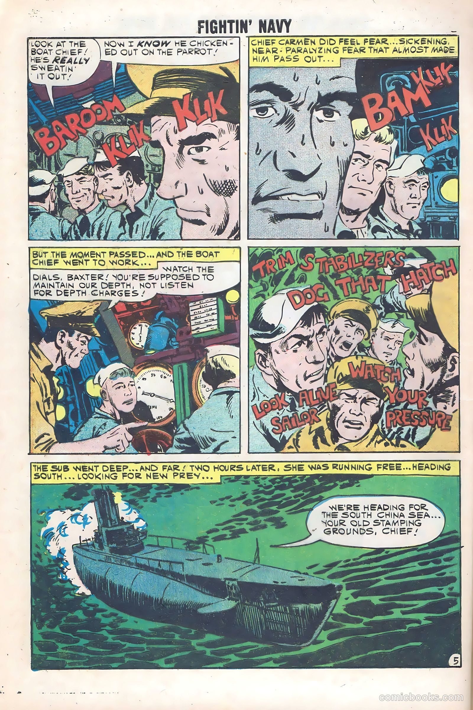 Fightin' Navy #96 (1960) — page 8 of 36