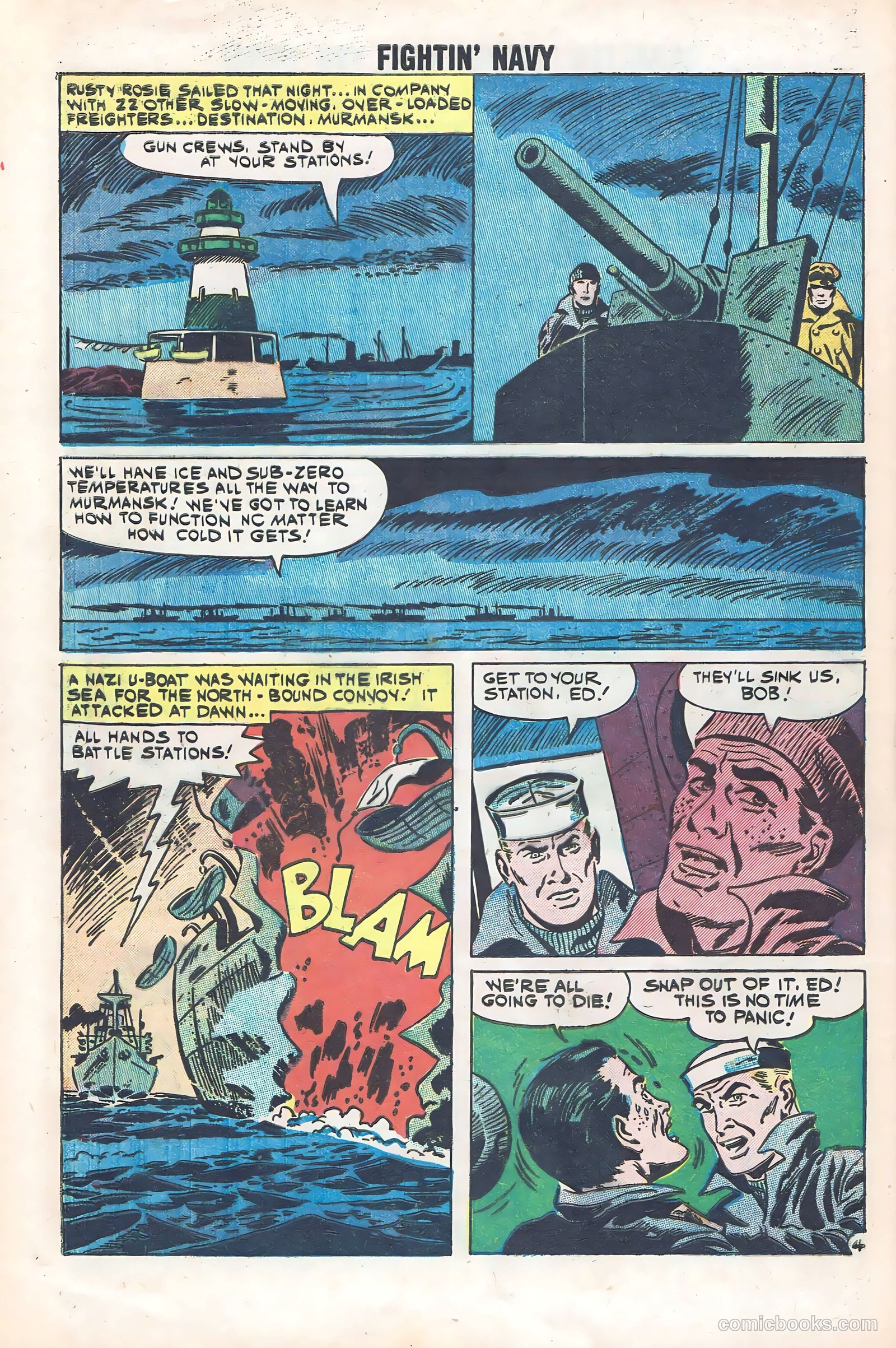 Fightin' Navy #96 (1960) — page 28 of 36