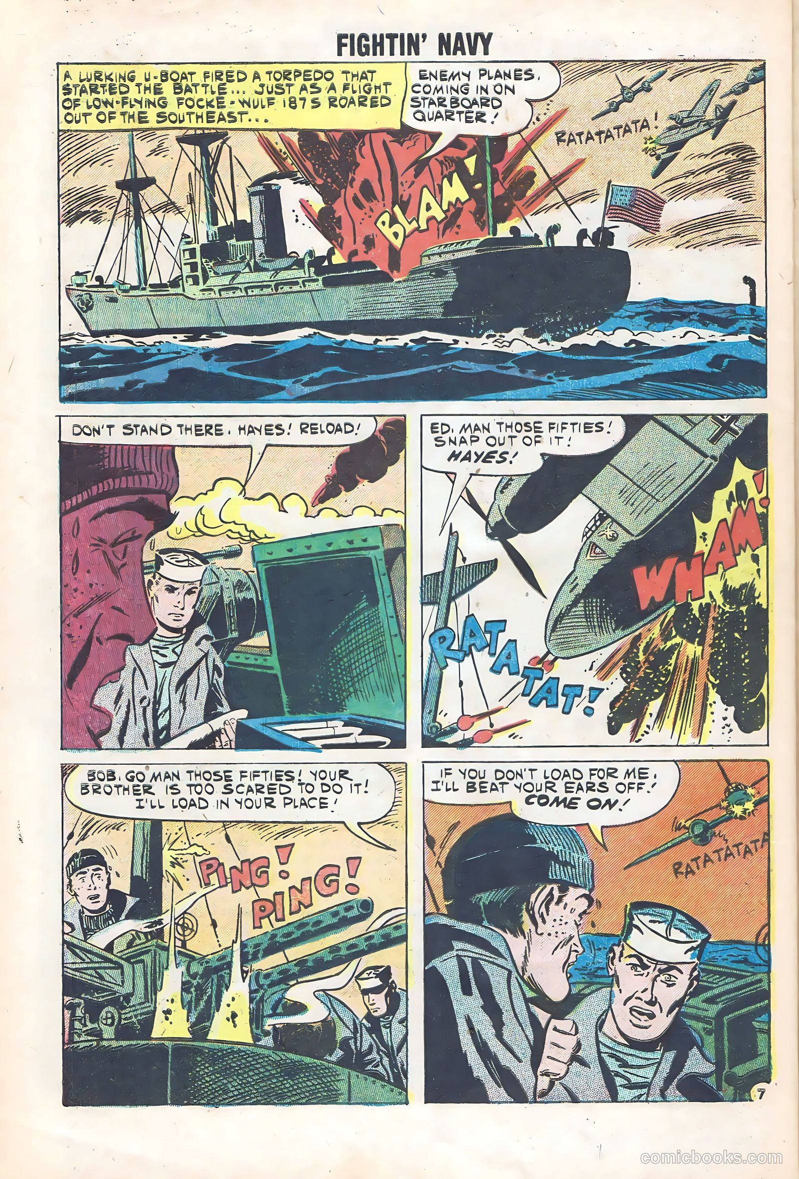 Fightin' Navy #96 (1960) — page 32 of 36
