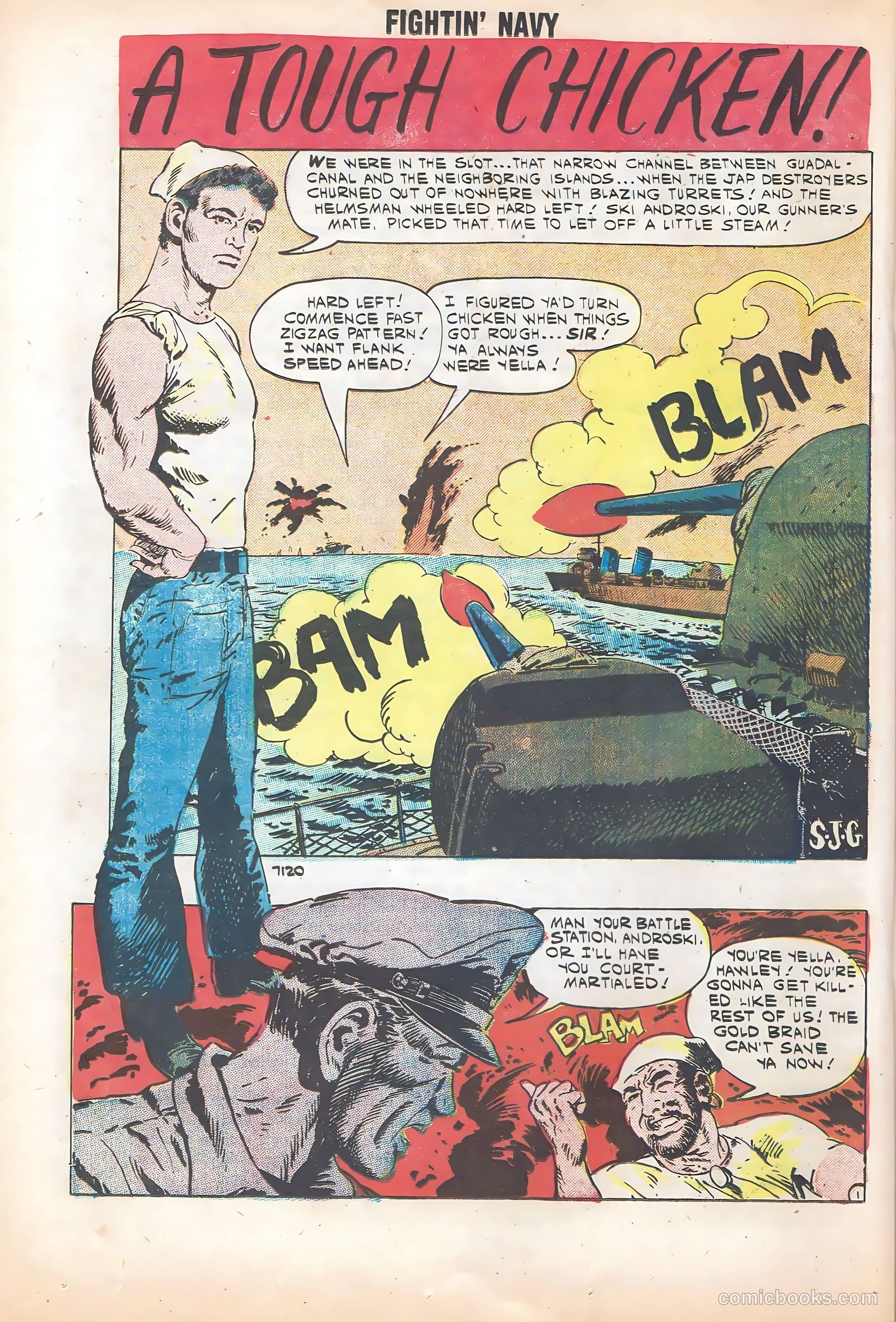 Fightin' Navy #97 (1961) — page 20 of 36