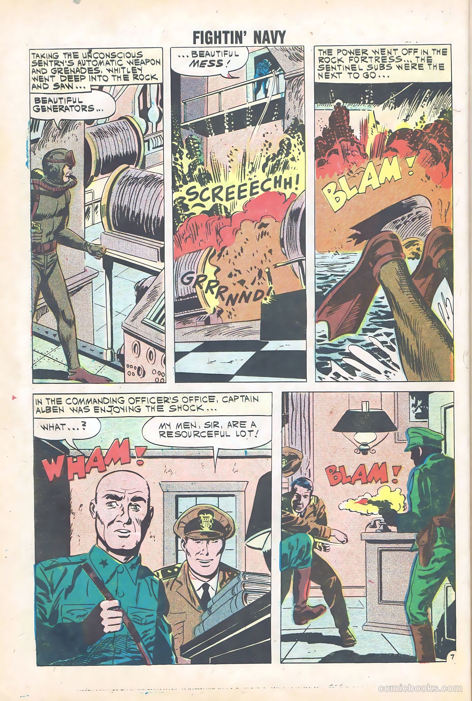 Fightin' Navy #98 (1961) — page 32 of 36