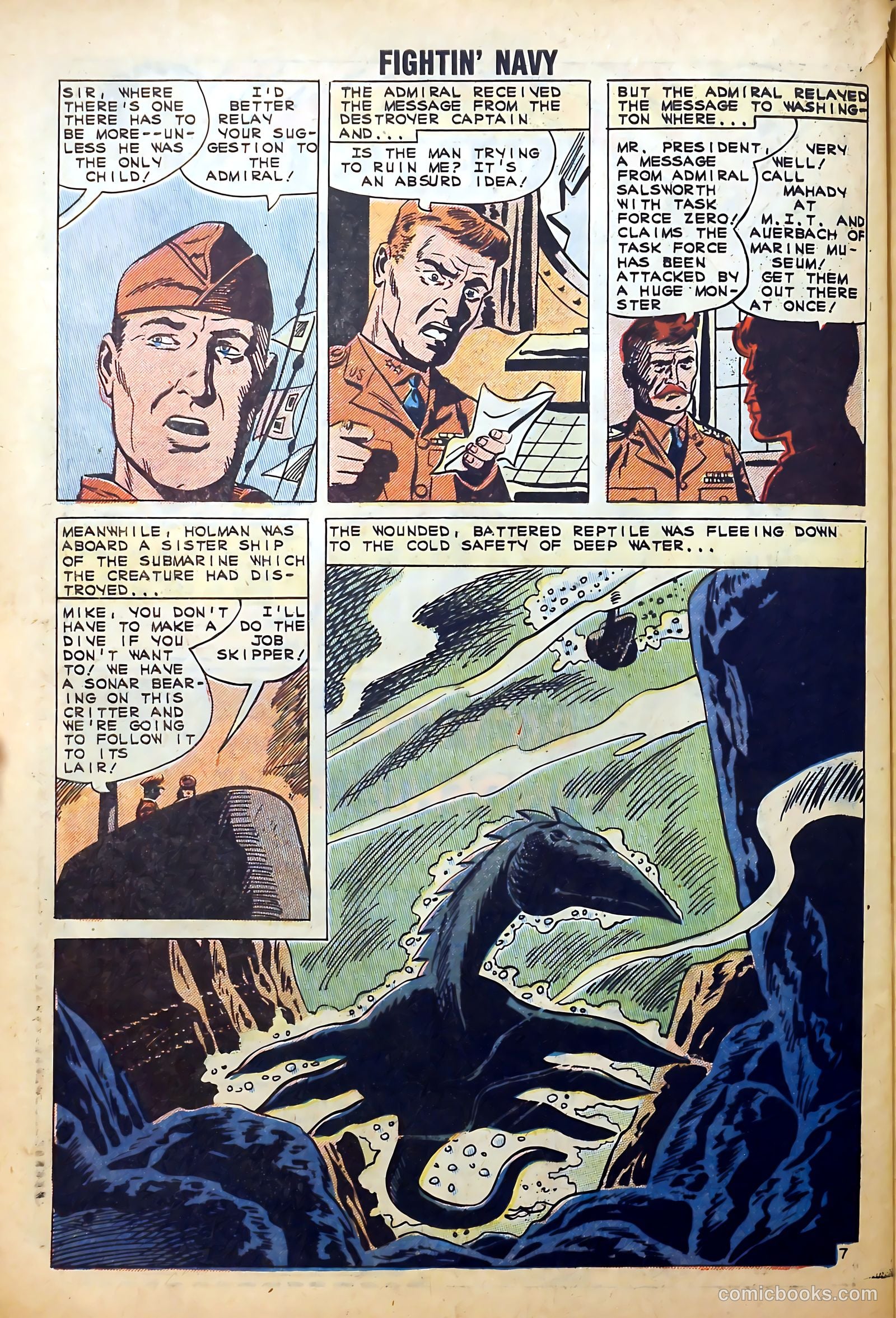 Fightin' Navy #99 (1961) — page 32 of 36