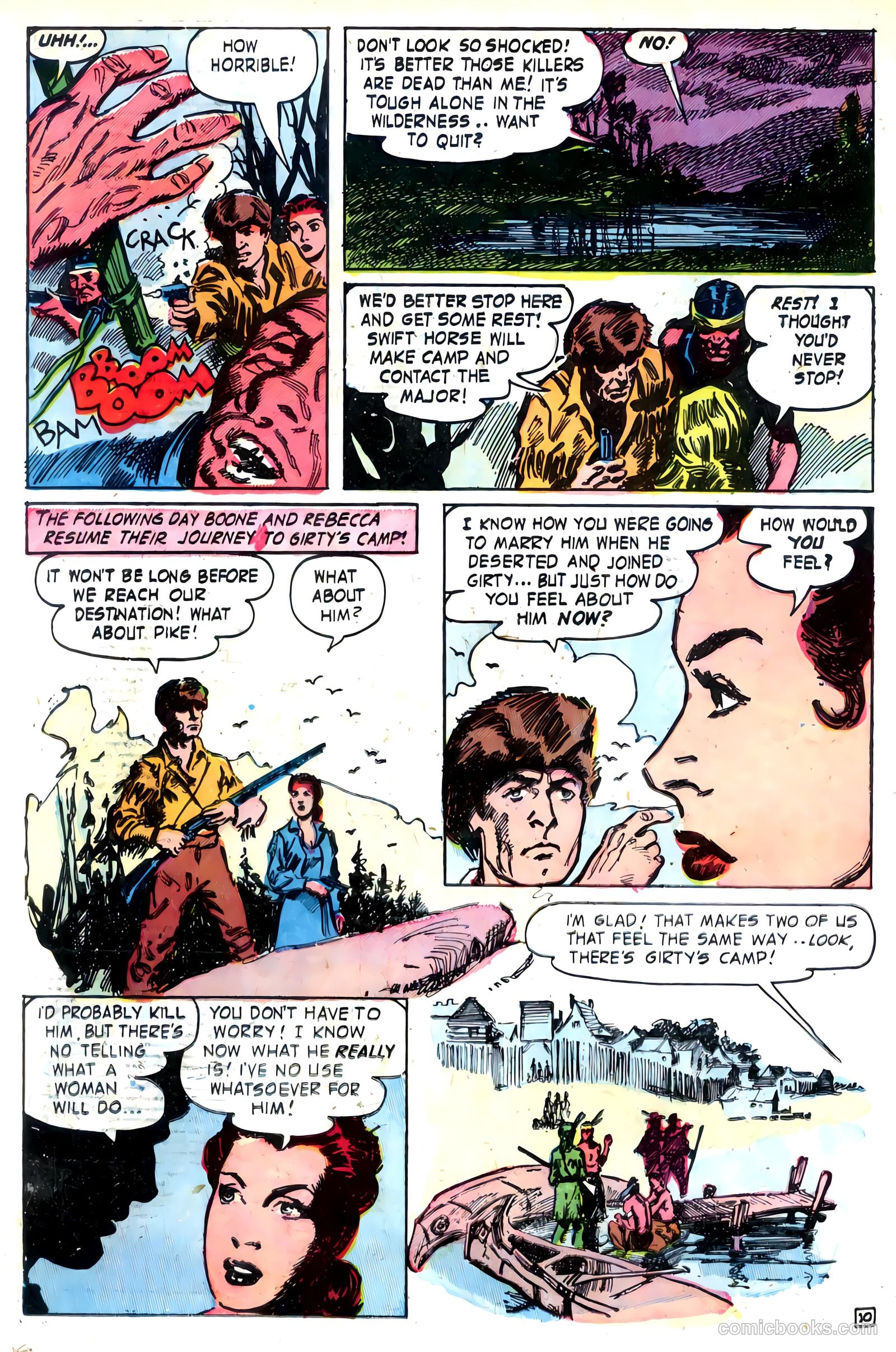 Fighting Daniel Boone #1 (1958) — page 14 of 36