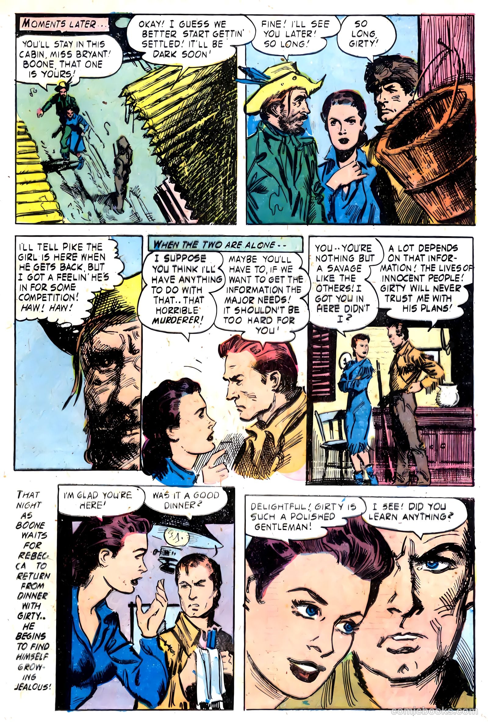 Fighting Daniel Boone #1 (1958) — page 17 of 36