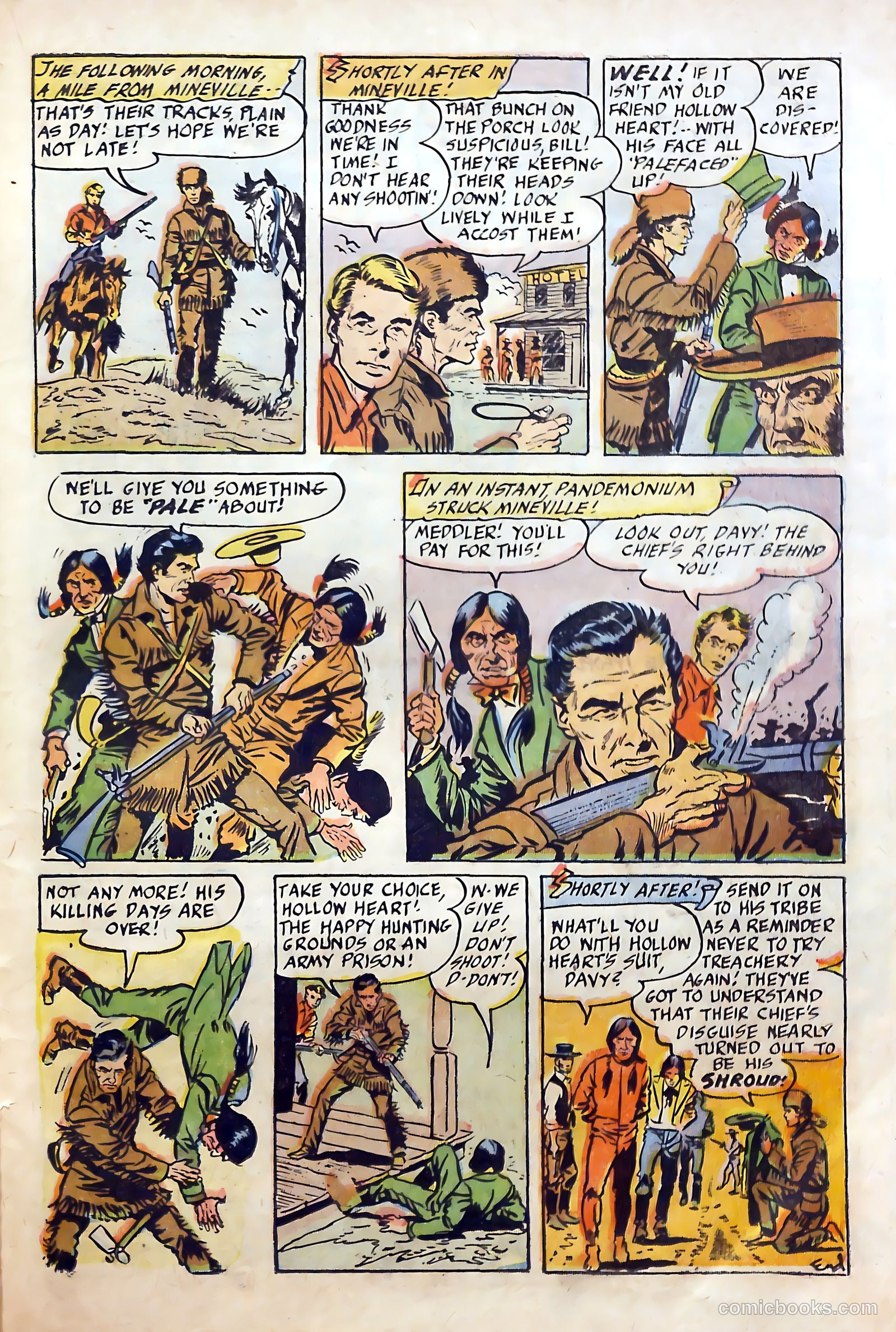Fighting Davy Crockett #9 (1955) — page 23 of 37