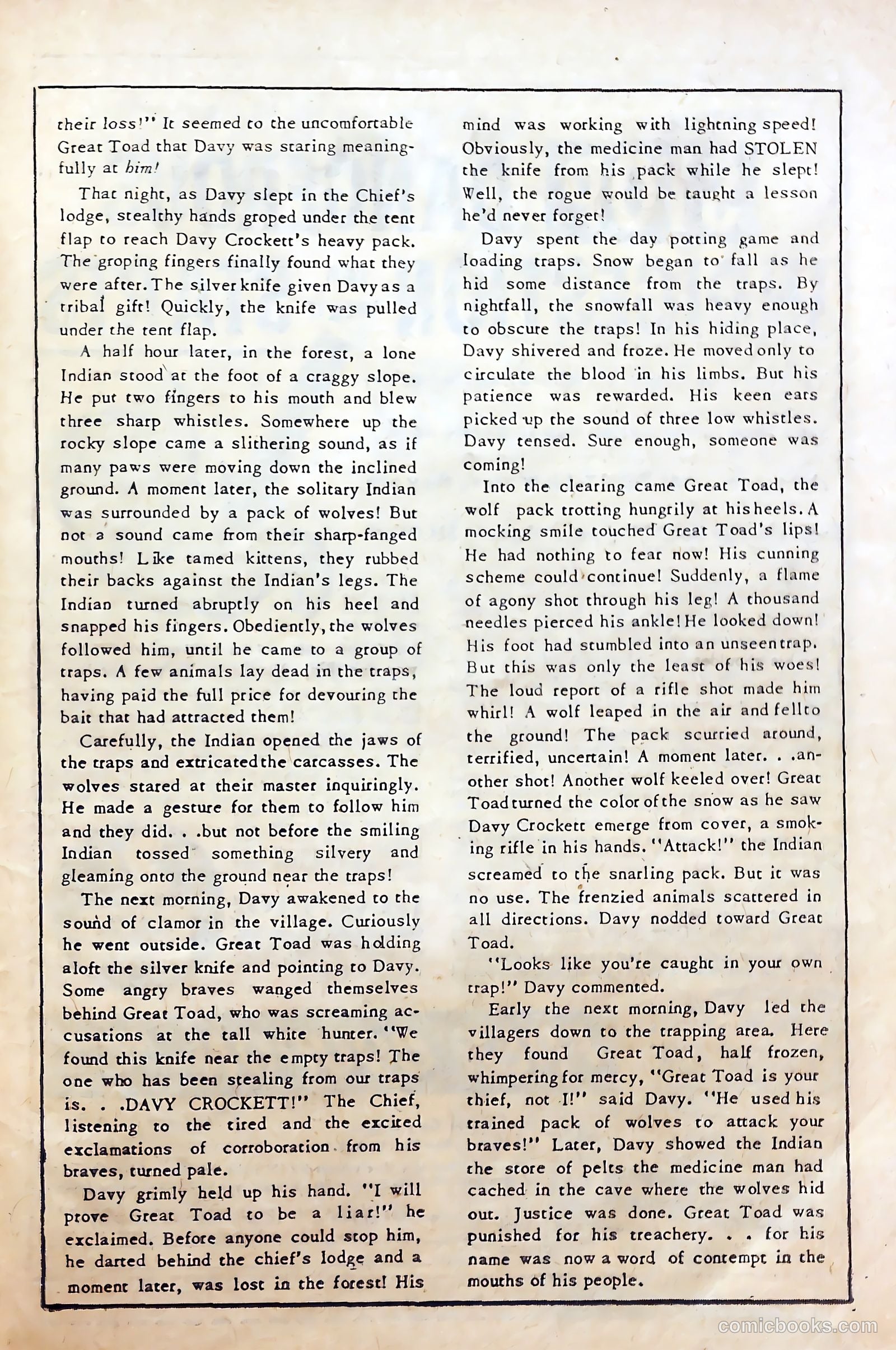 Fighting Davy Crockett #9 (1955) — page 27 of 37