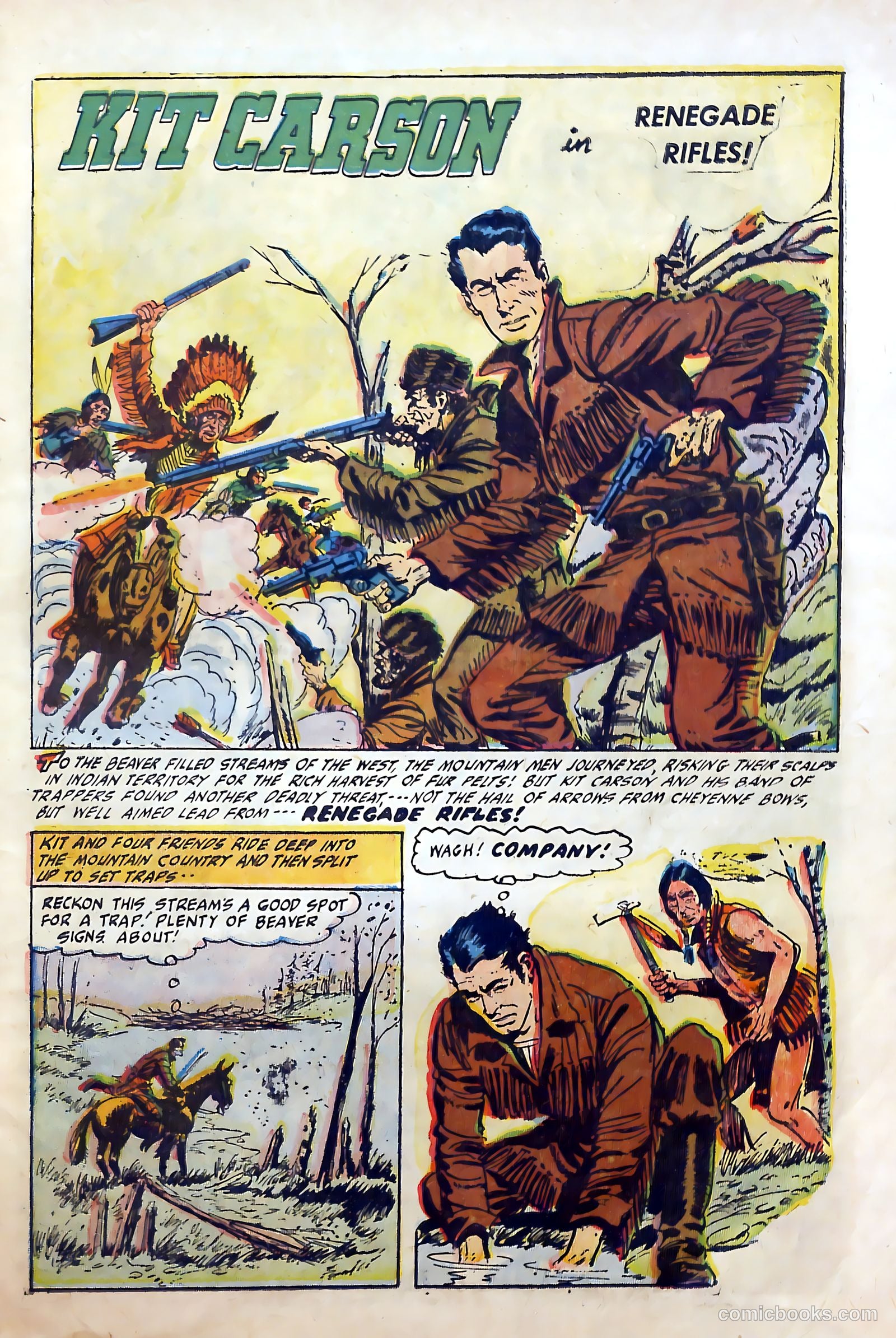 Fighting Davy Crockett #9 (1955) — page 29 of 37