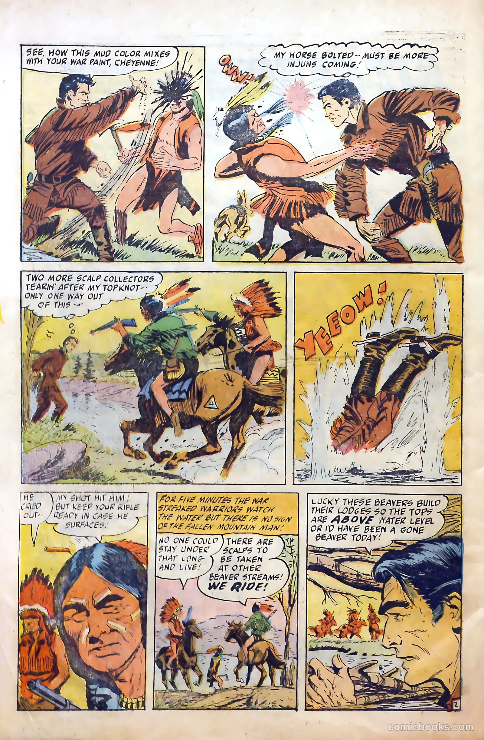 Fighting Davy Crockett #9 (1955) — page 30 of 37