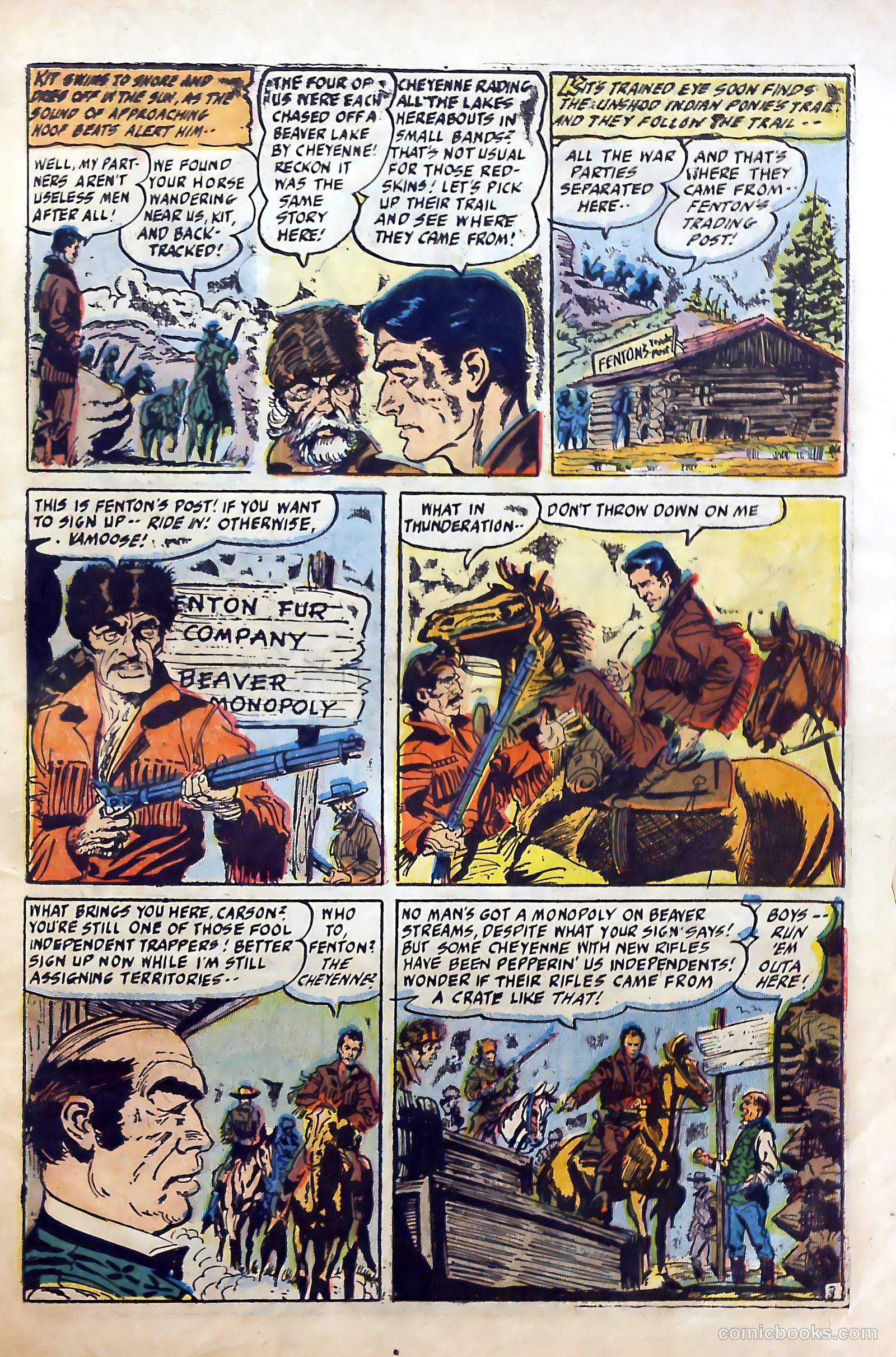 Fighting Davy Crockett #9 (1955) — page 31 of 37