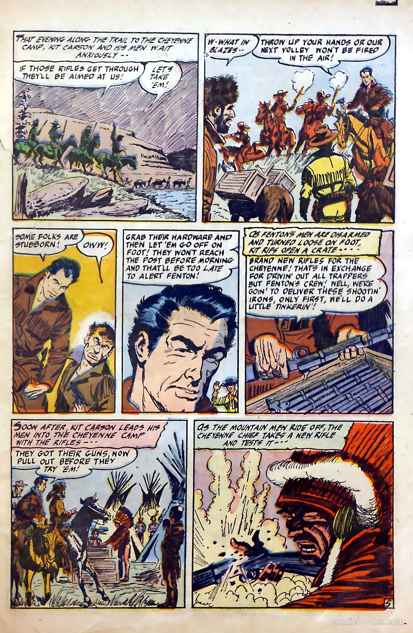 Fighting Davy Crockett #9 (1955) — page 33 of 37