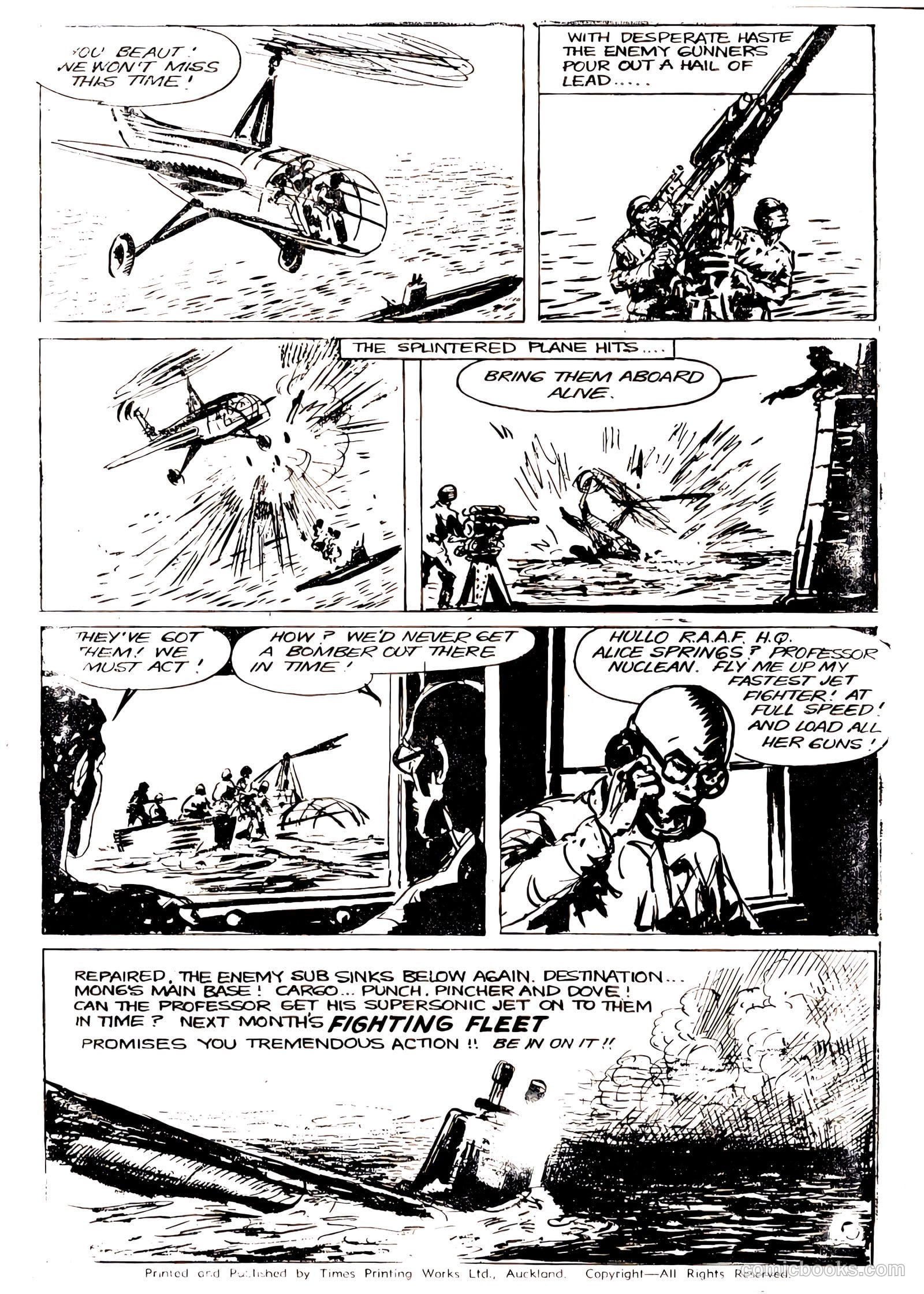 Fighting Fleet Comics #14 — page 18 of 18