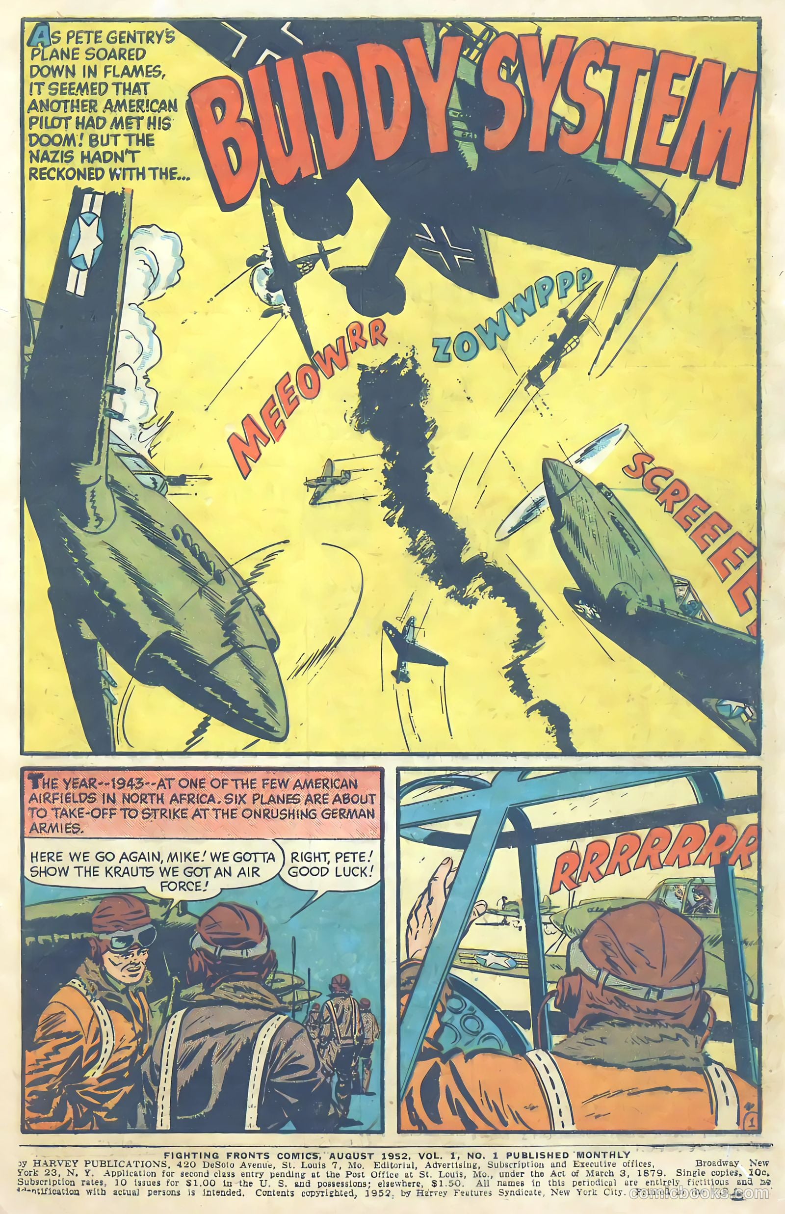 Fighting Fronts #1 (1952) — page 3 of 36