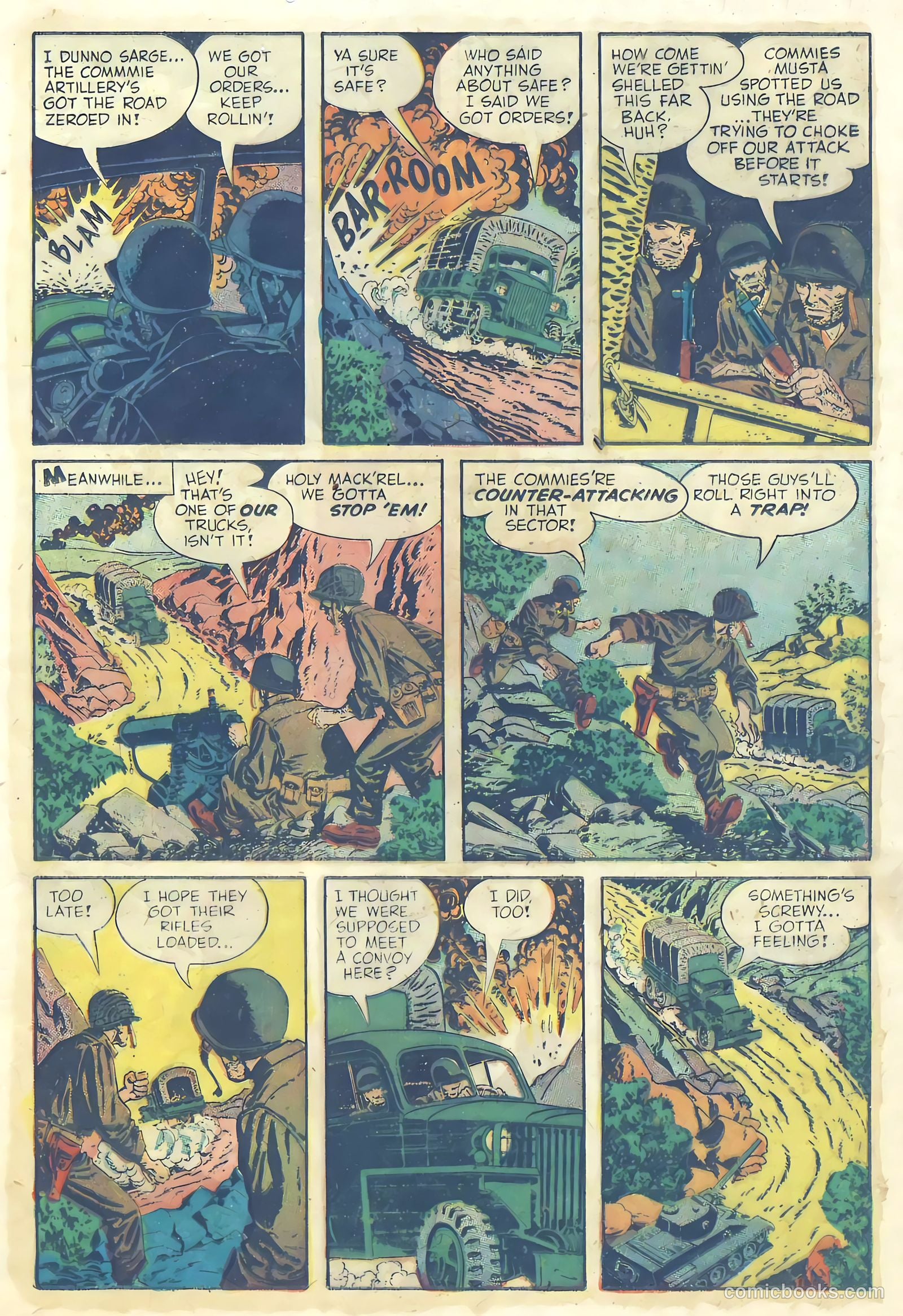 Fighting Fronts #1 (1952) — page 11 of 36