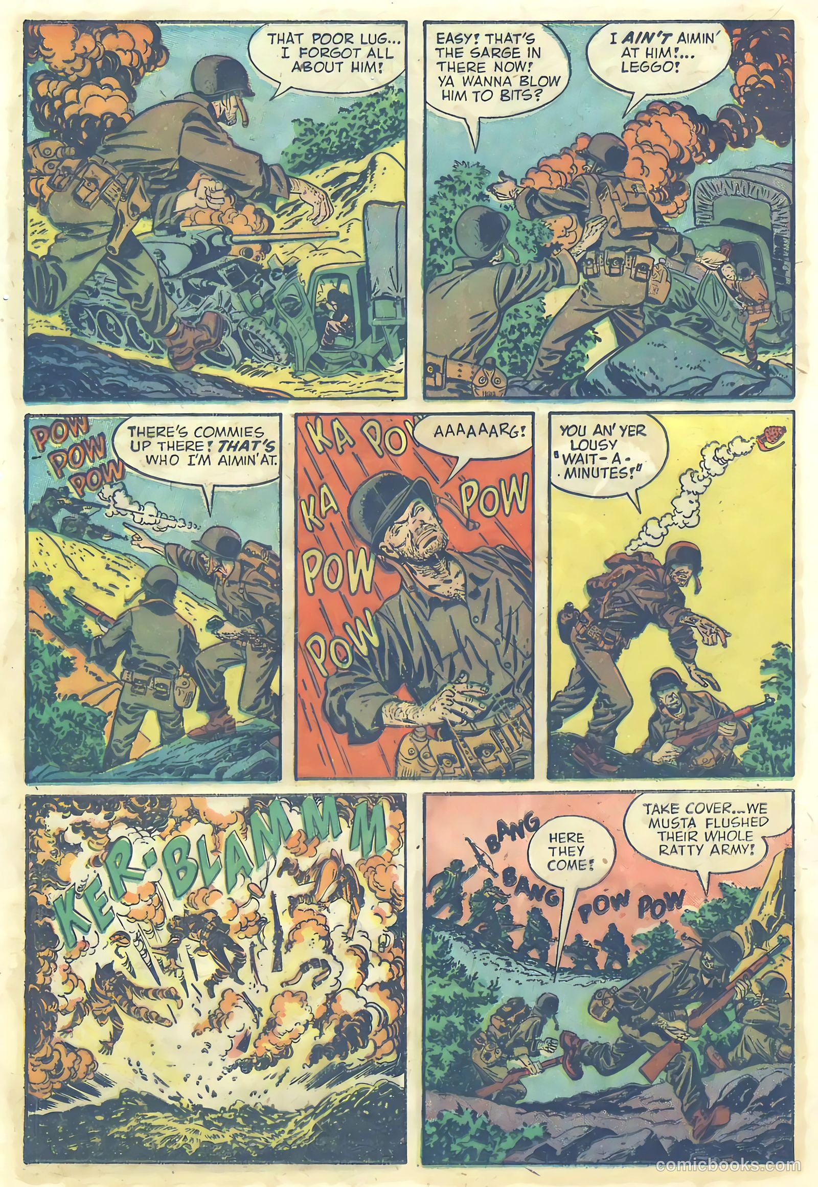Fighting Fronts #1 (1952) — page 14 of 36