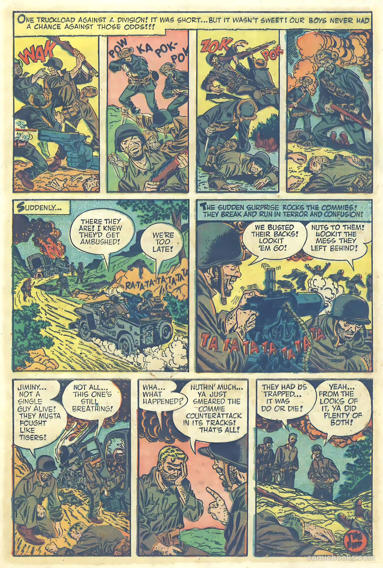 Fighting Fronts #1 (1952) — page 15 of 36