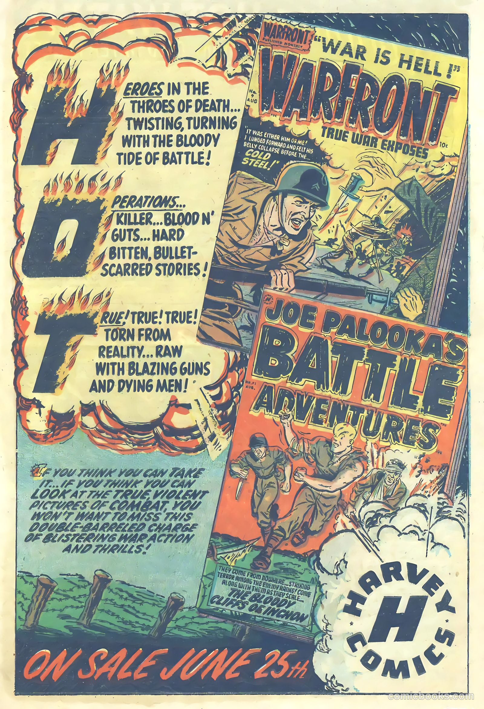 Fighting Fronts #1 (1952) — page 19 of 36