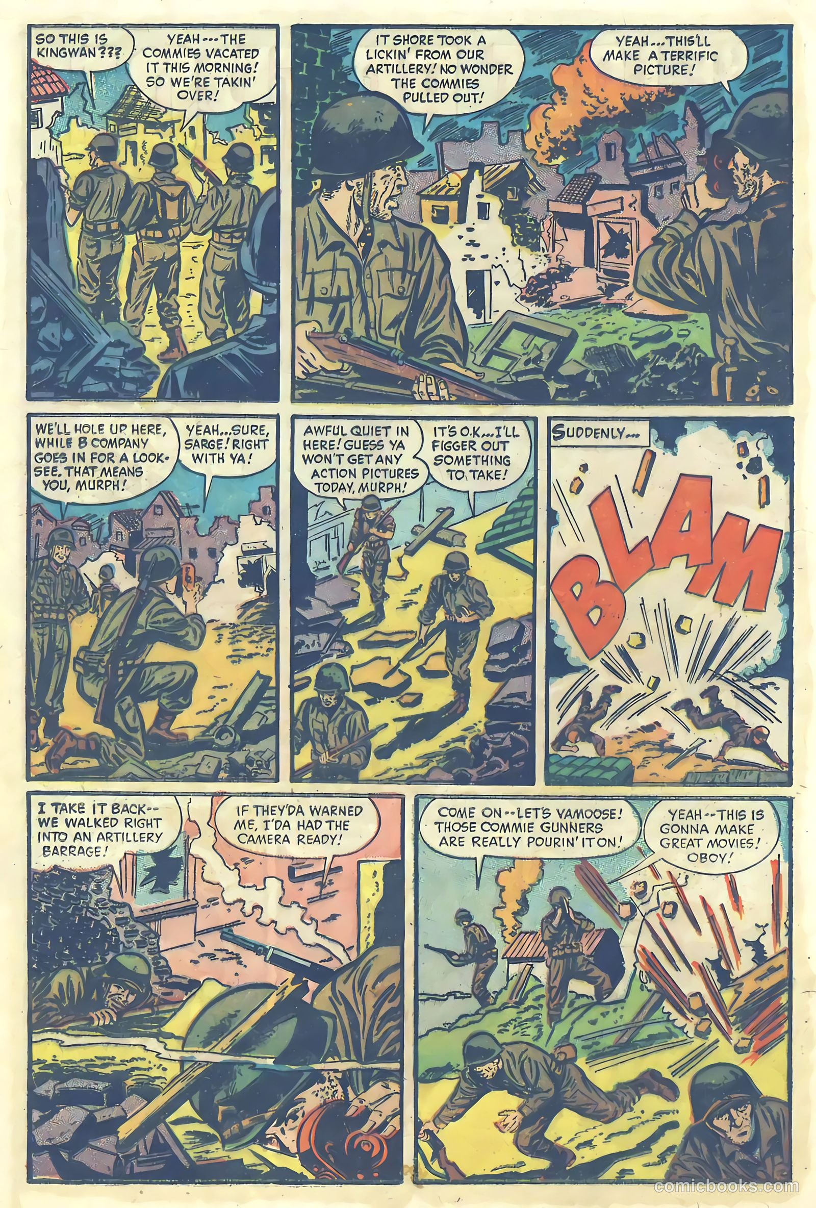Fighting Fronts #1 (1952) — page 22 of 36