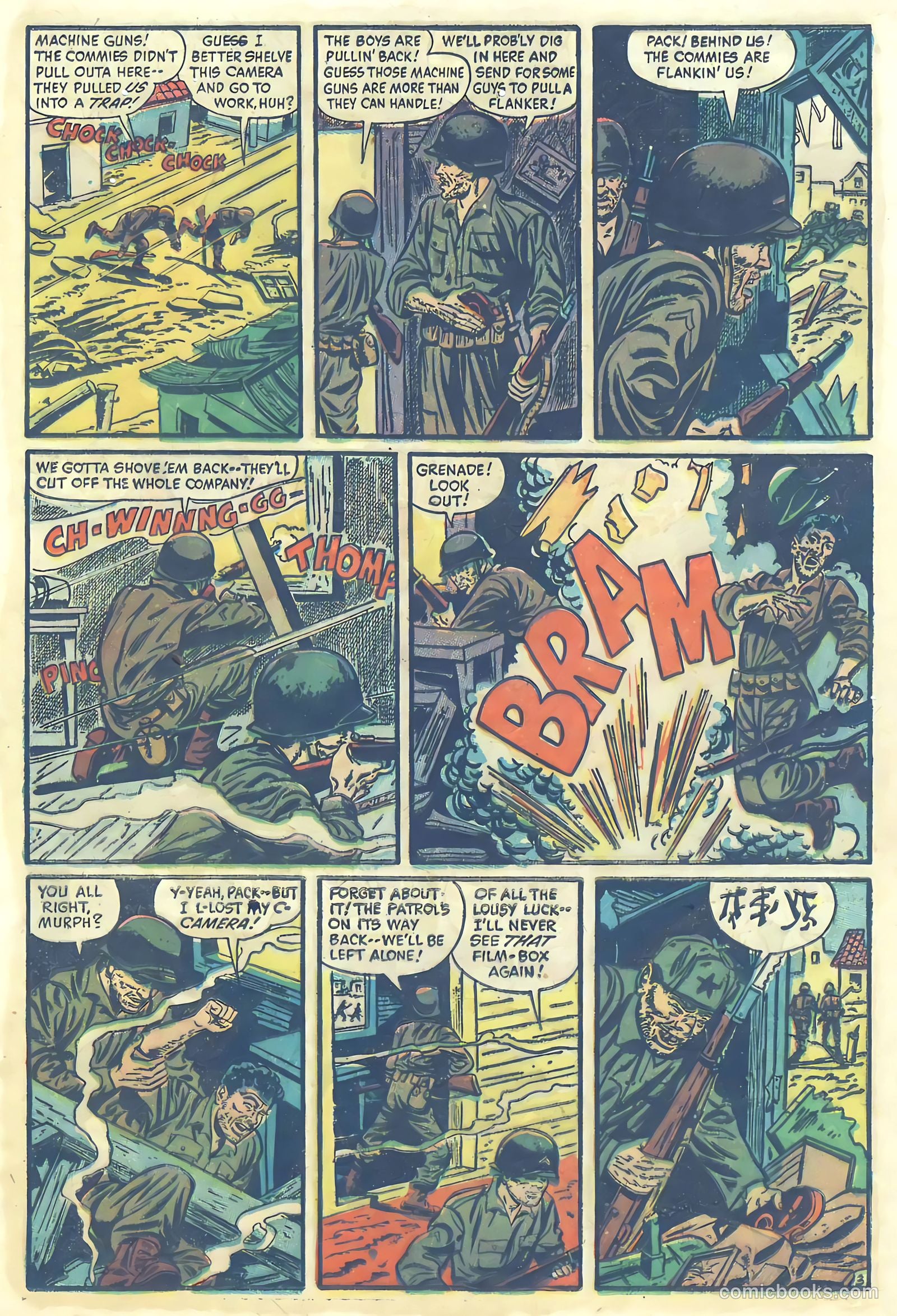 Fighting Fronts #1 (1952) — page 23 of 36