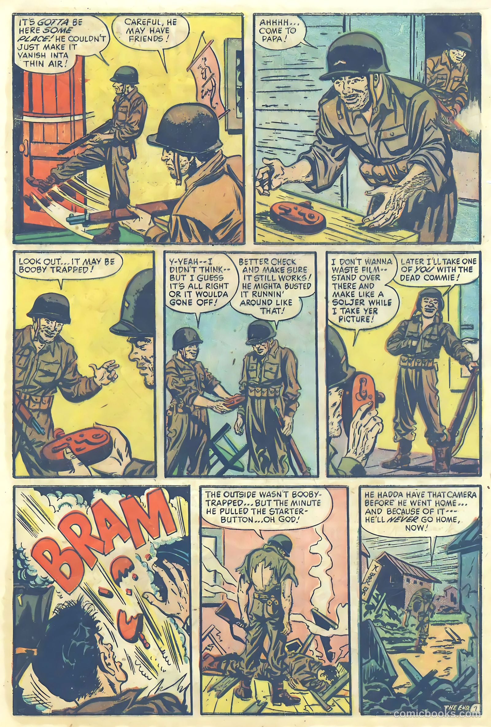 Fighting Fronts #1 (1952) — page 27 of 36