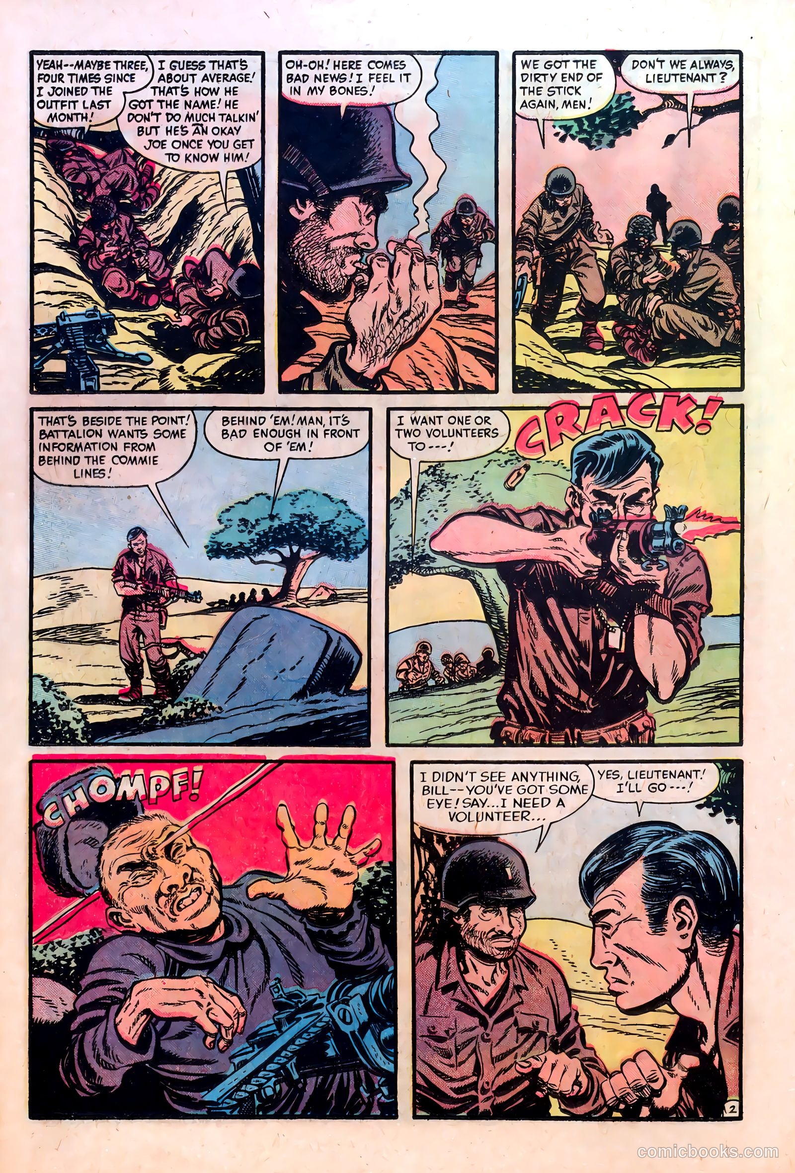 Fighting Fronts #2 (1952) — page 22 of 36