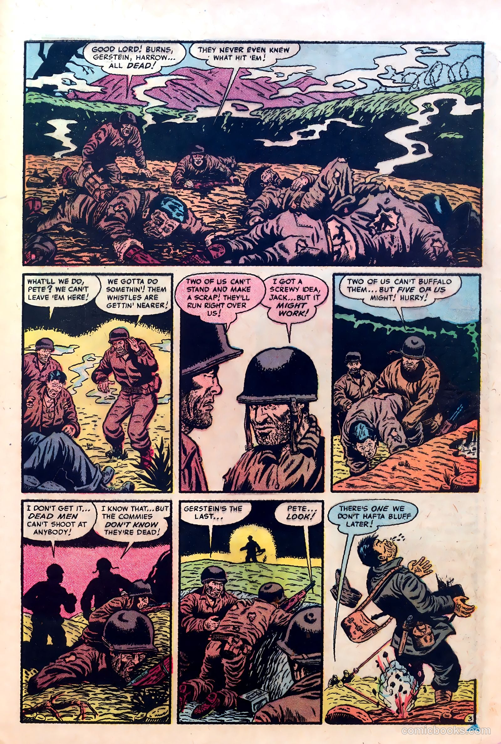 Fighting Fronts #2 (1952) — page 29 of 36