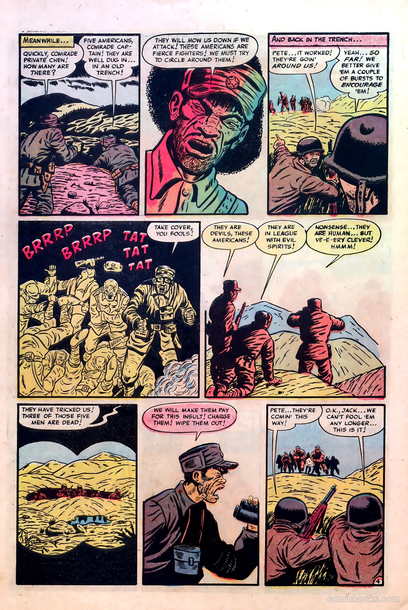 Fighting Fronts #2 (1952) — page 30 of 36