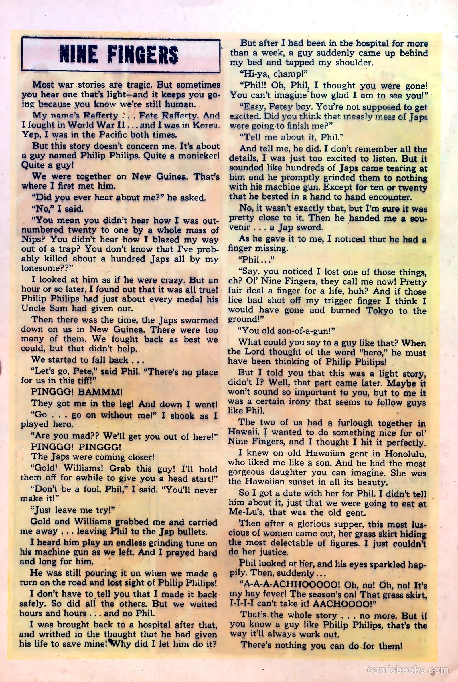 Fighting Fronts #2 (1952) — page 32 of 36