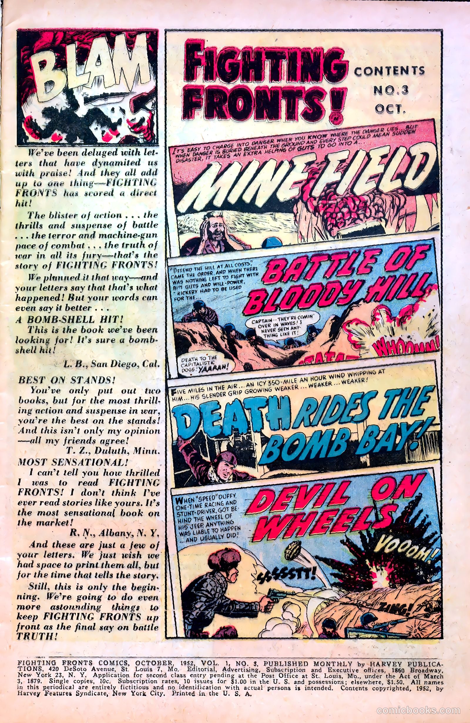 Fighting Fronts #3 (1952) — page 3 of 36