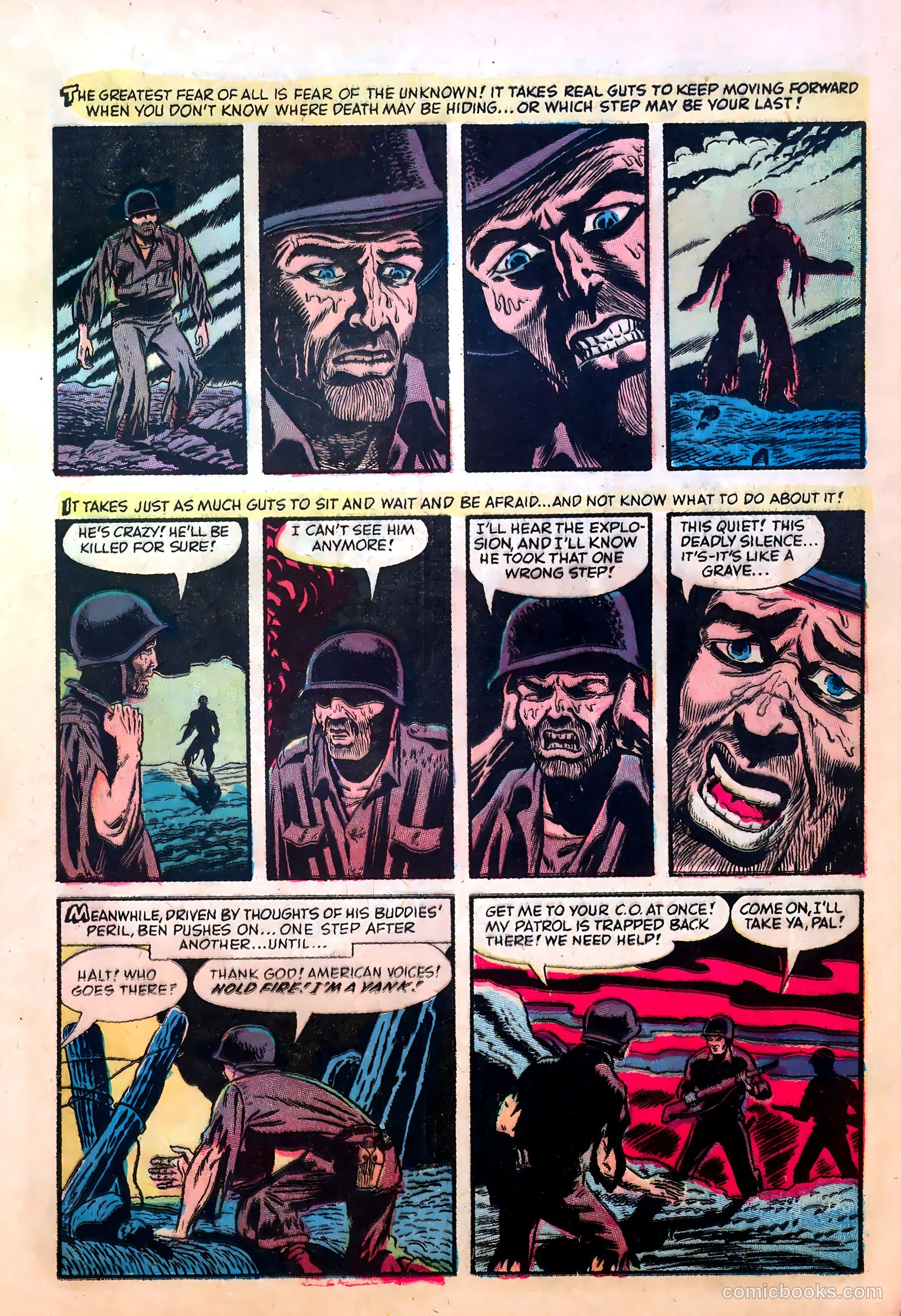 Fighting Fronts #3 (1952) — page 15 of 36