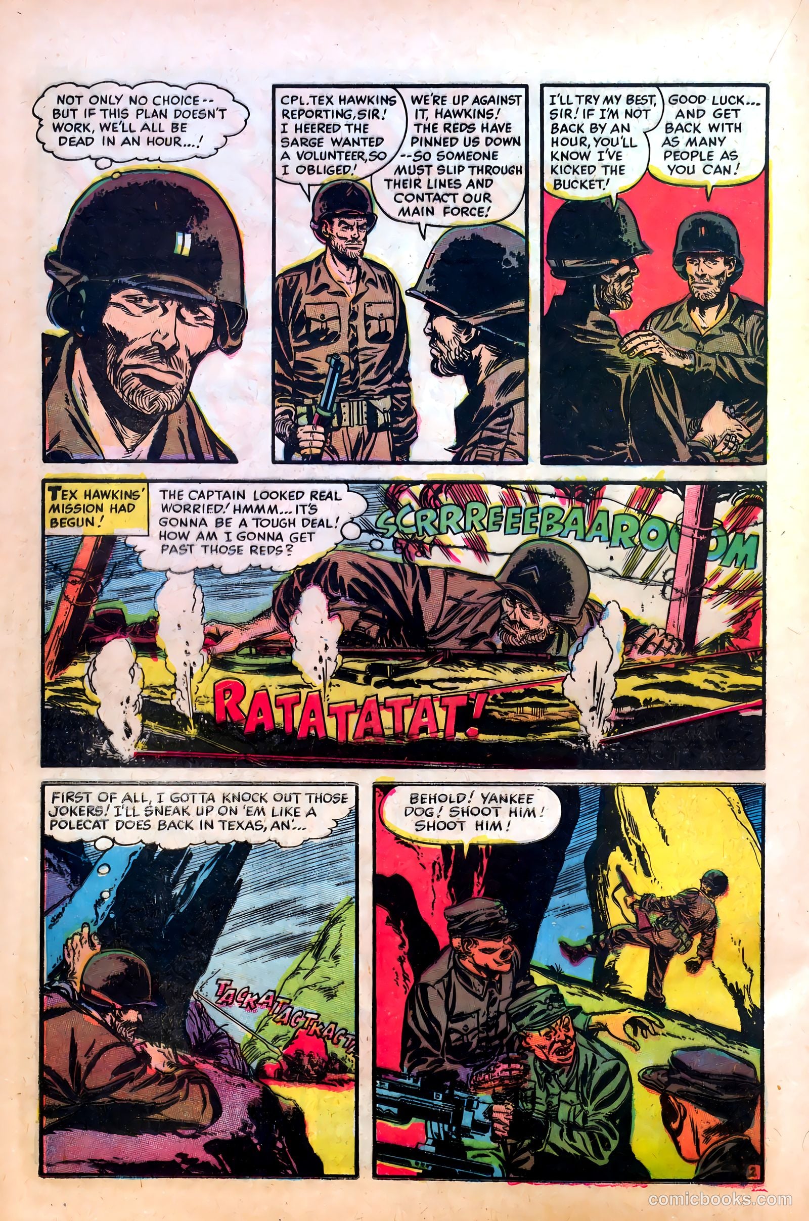 Fighting Fronts #3 (1952) — page 22 of 36
