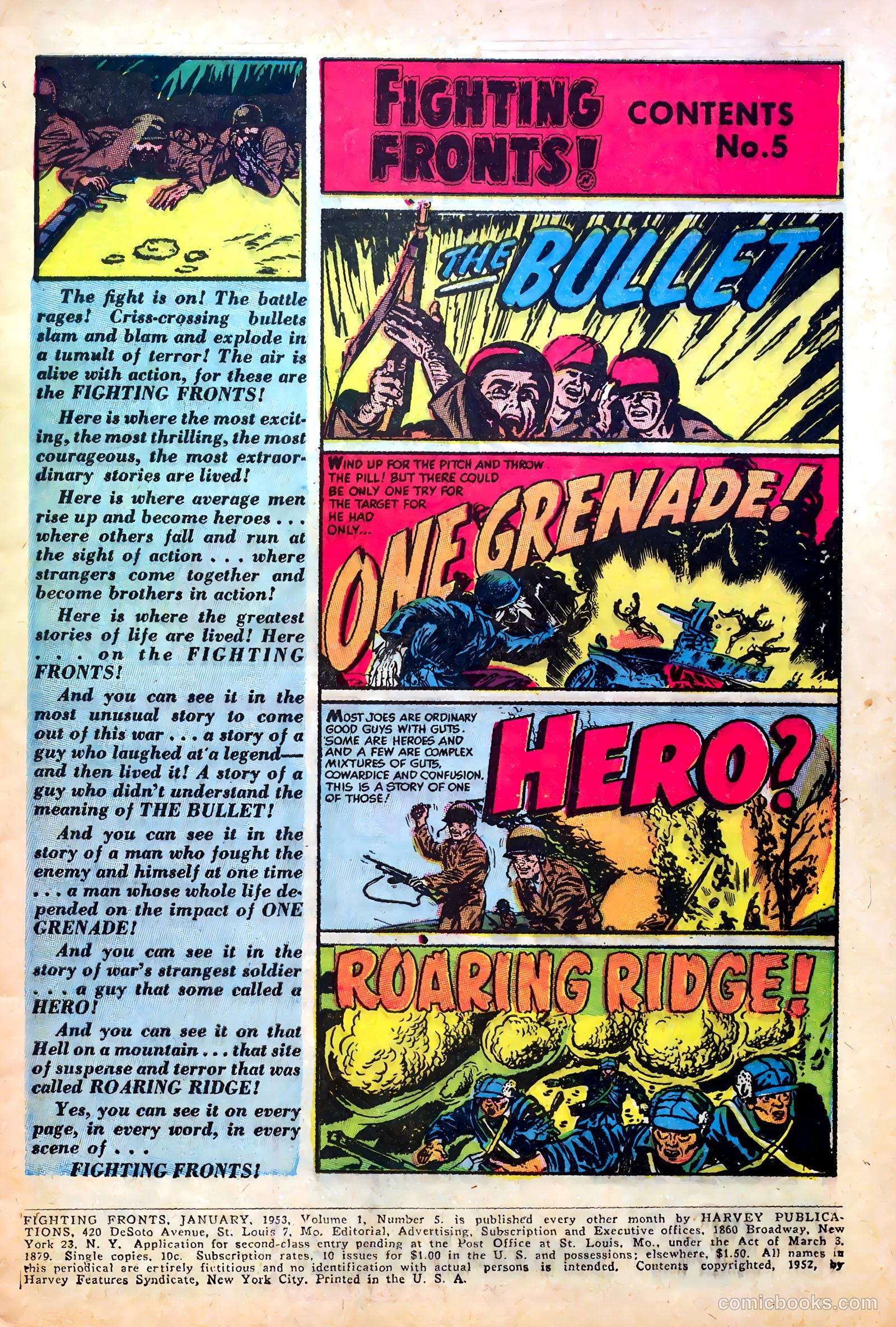Fighting Fronts #5 (1953) — page 3 of 36